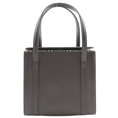 Burberry Box Handbag - Brown, Calfskin
