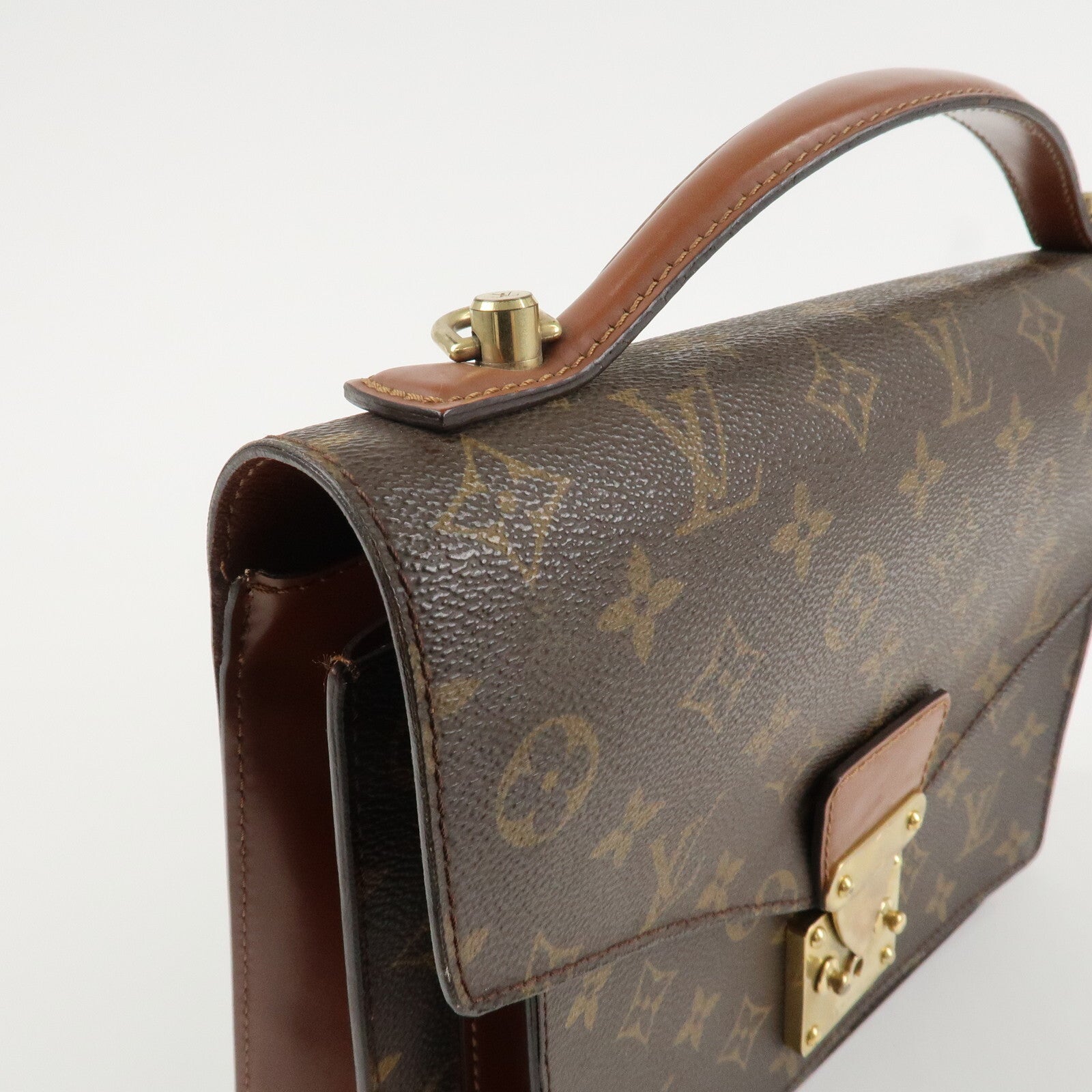 Louis Vuitton Monogram Monceau 28 Hand Bag - Monogram, Canvas and Leather