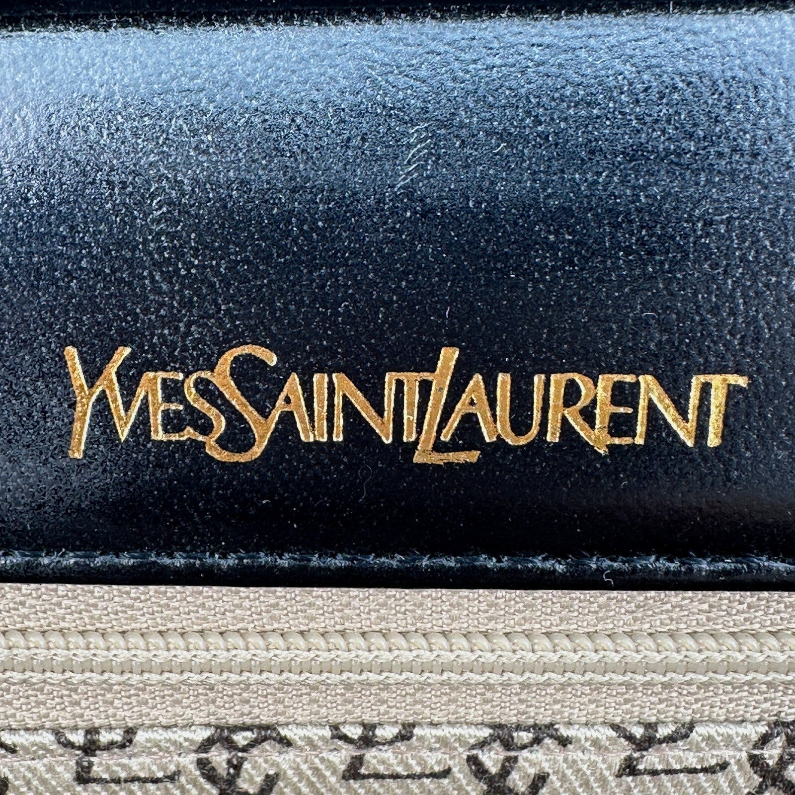 Saint Laurent YSL Clutch - Black, Leather