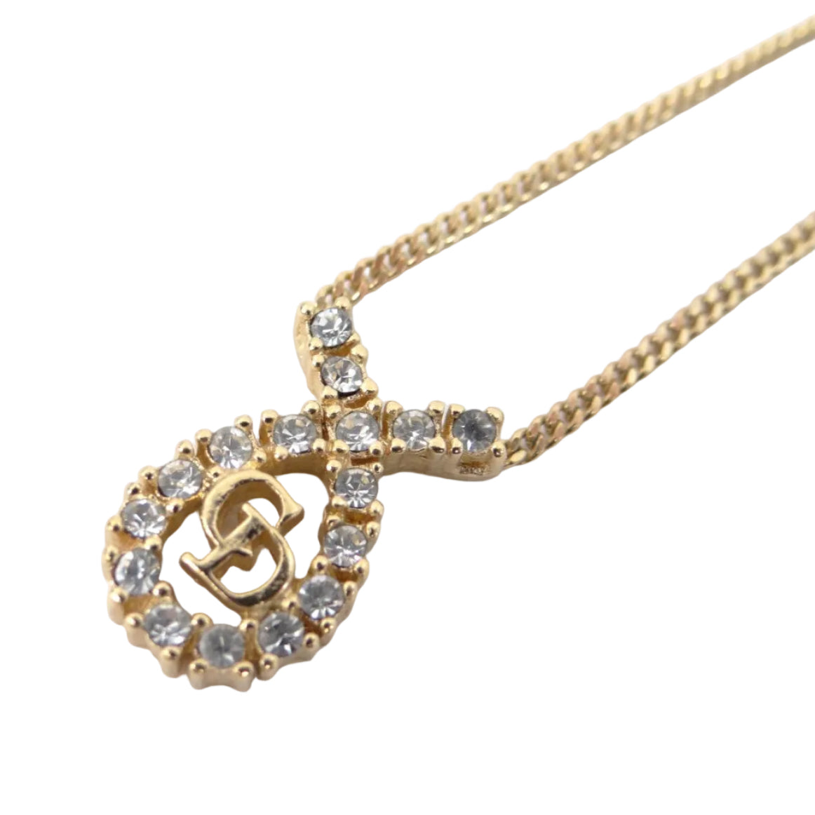 Dior Chain Necklace Pendant - Gold, Metal