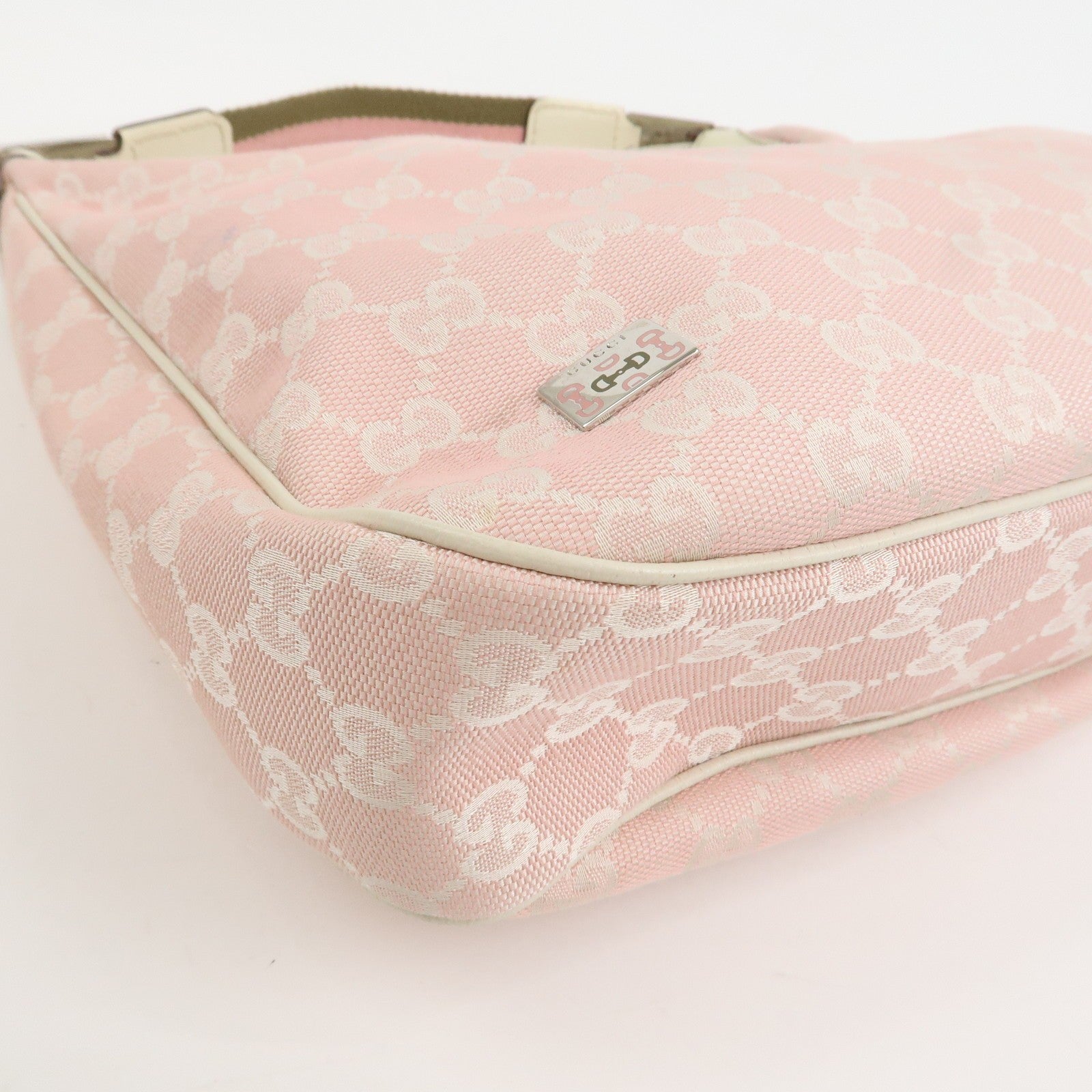 Gucci Shoulder Bag - Pink, Canvas Leather