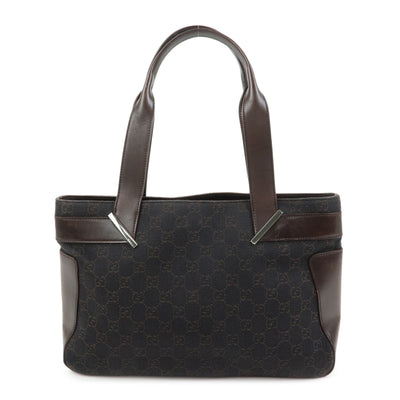 Gucci Hand Bag - Dark Brown, Canvas Leather