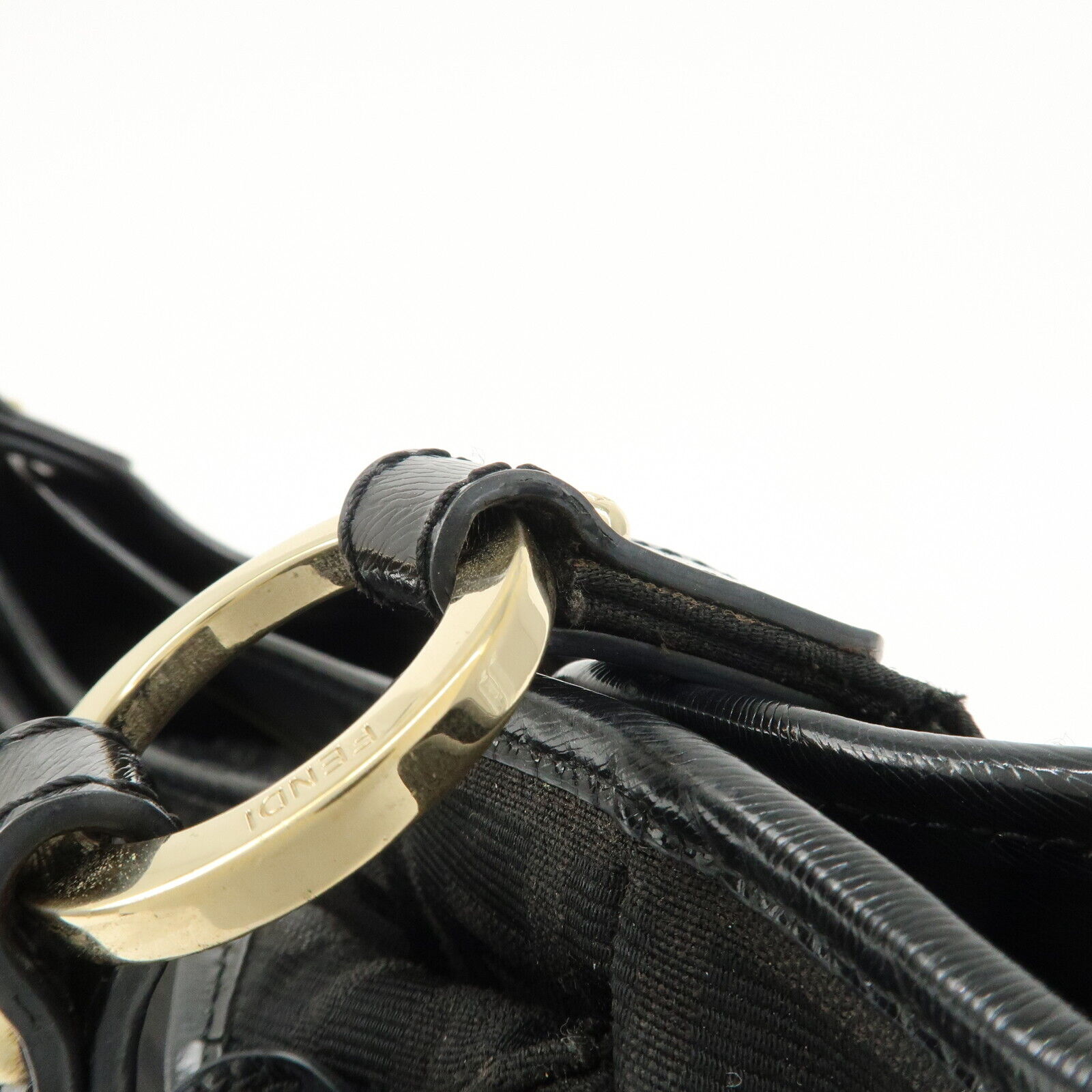 Fendi Zucca Tote Bag - Black, Canvas and Leather
