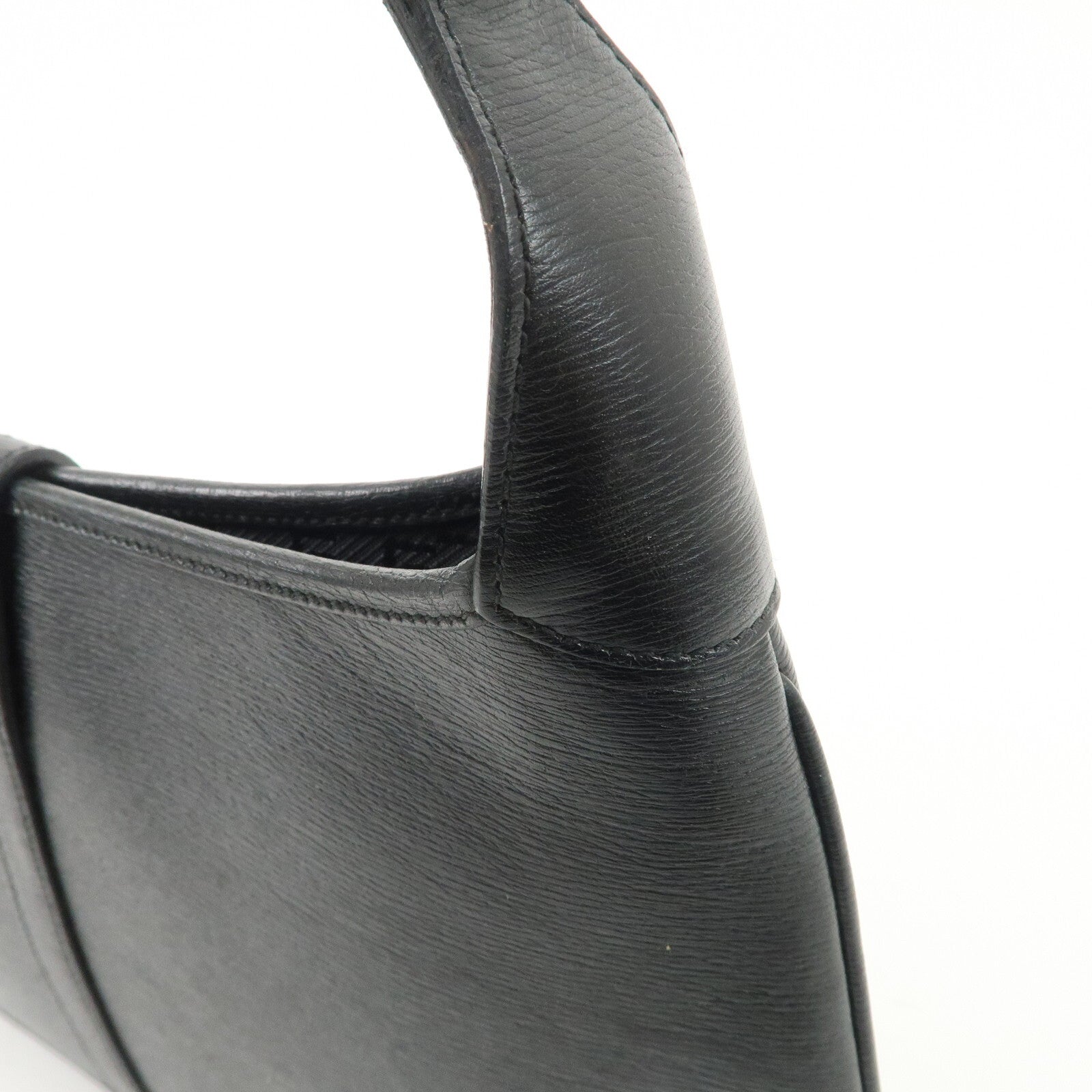 Gucci Bamboo Shoulder Bag - Black, Leather