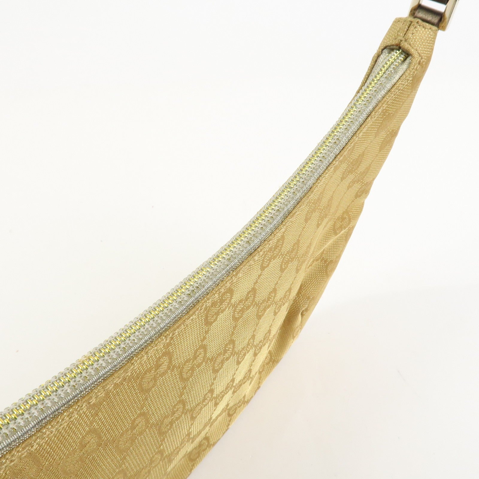 Gucci Shoulder Bag - Gold, GG Canvas Leather