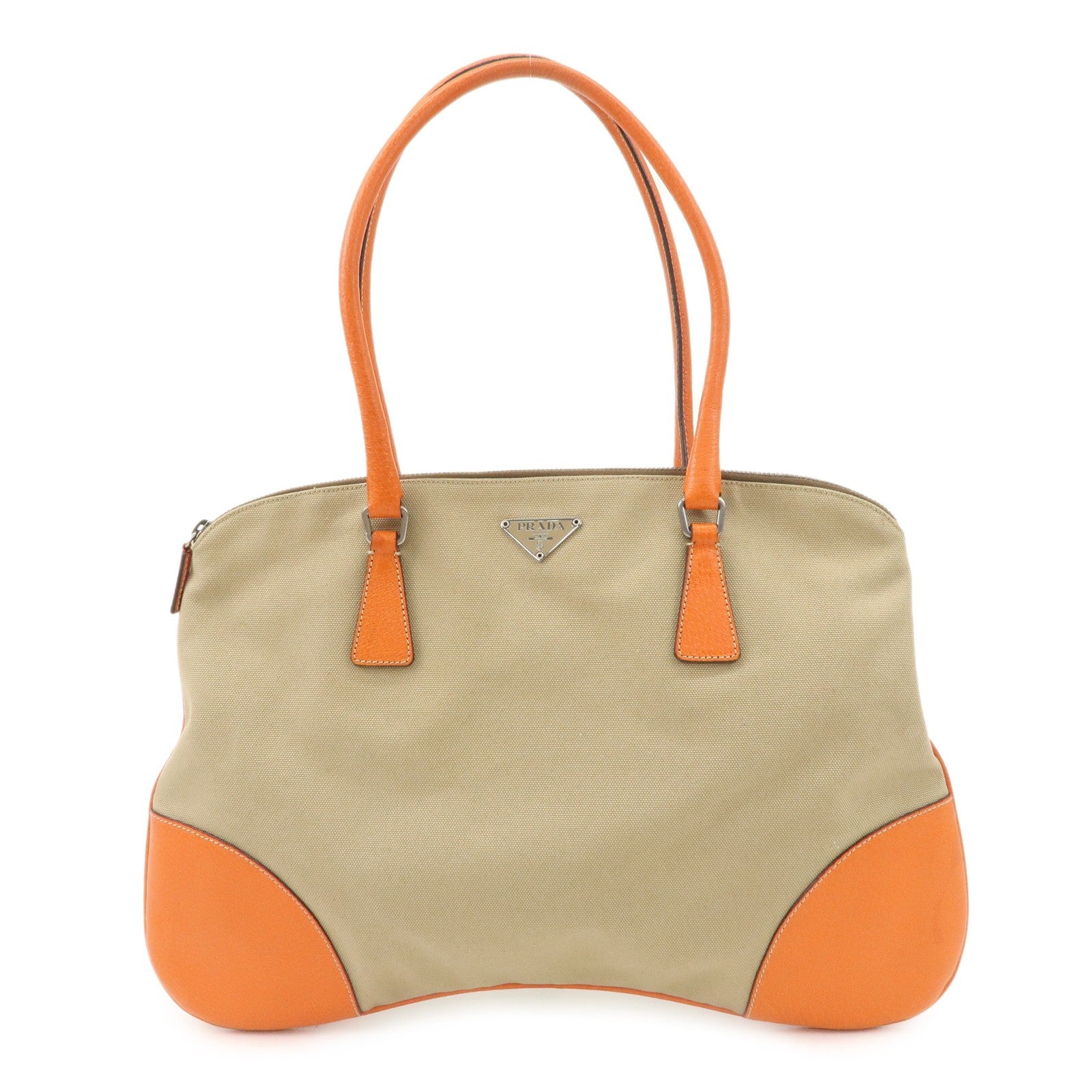 Prada Handbag - Beige, Canvas