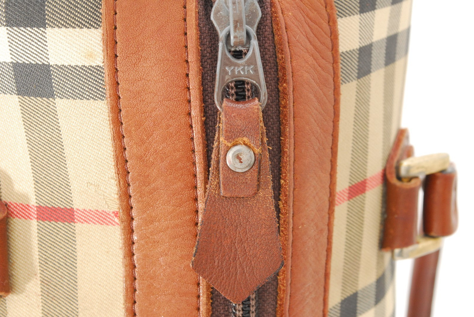 Burberry Nova Check Shadow Horse Shoulder Bag - Brown, Canvas