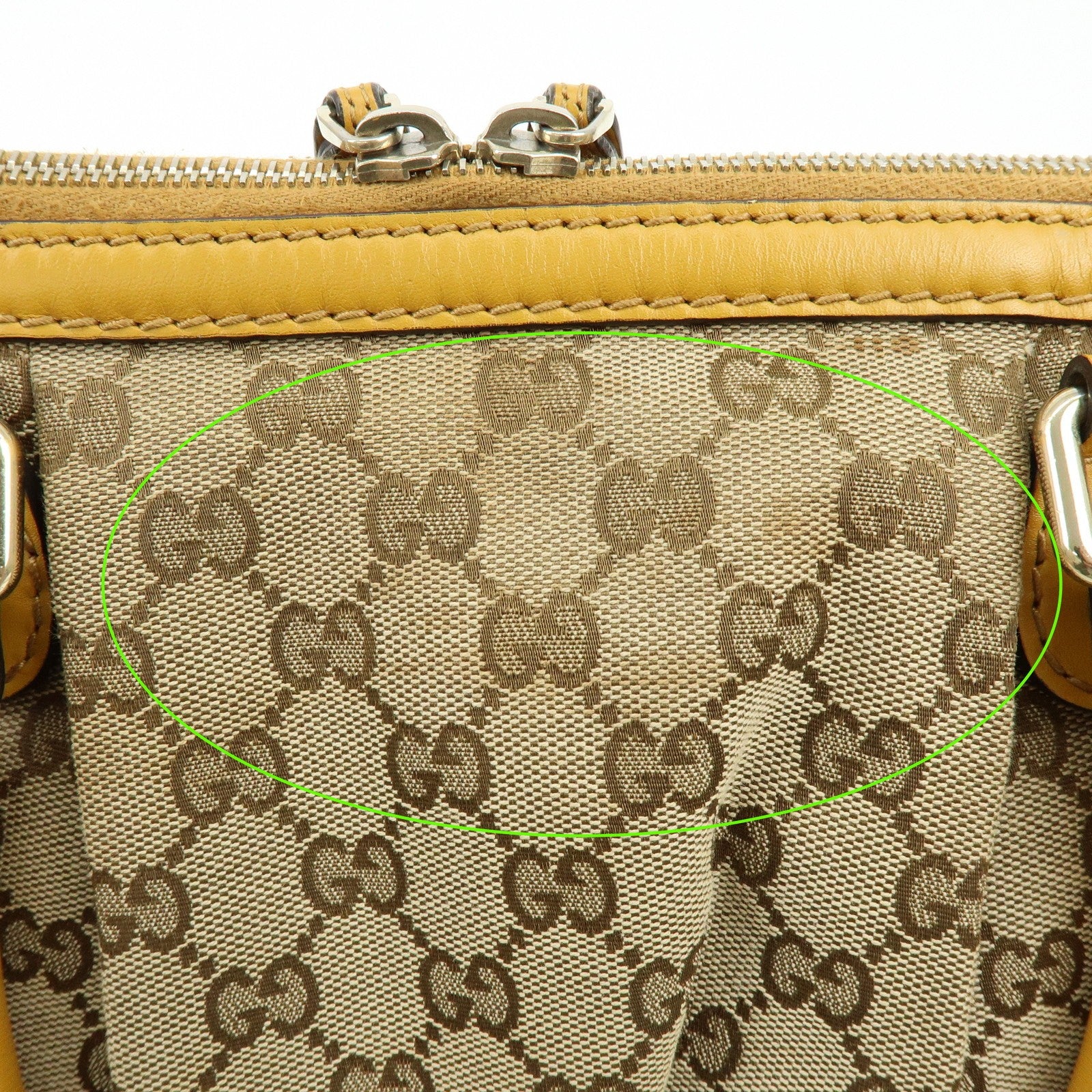 GUCCI Sukey Interlocking GG Canvas Leather 2Way Shoulder Bag