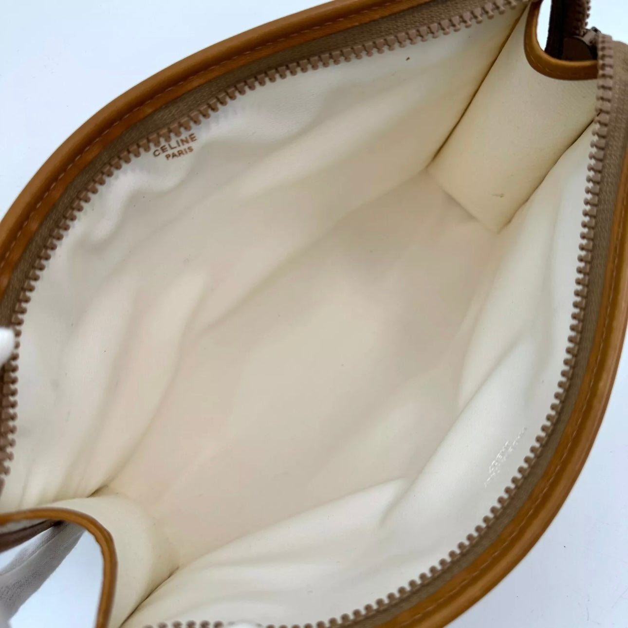CELINE Macadam Clutch Bag Ivory