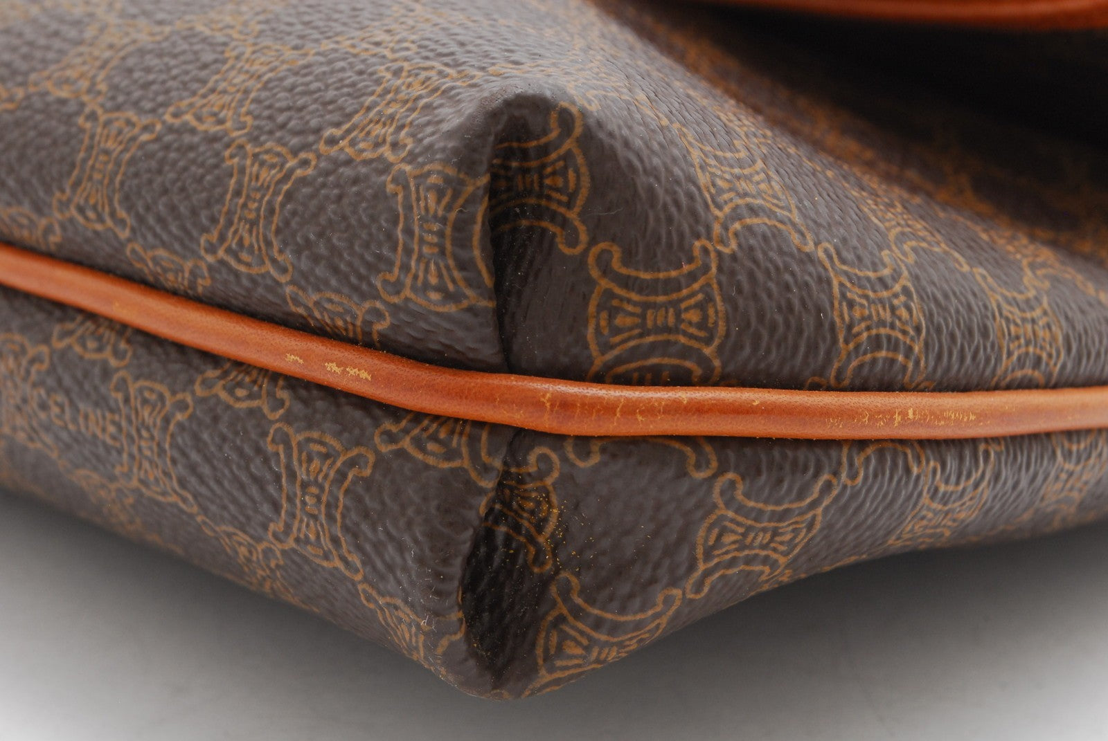 Celine Macadam Clutch Bag - Brown, Leather and PVC