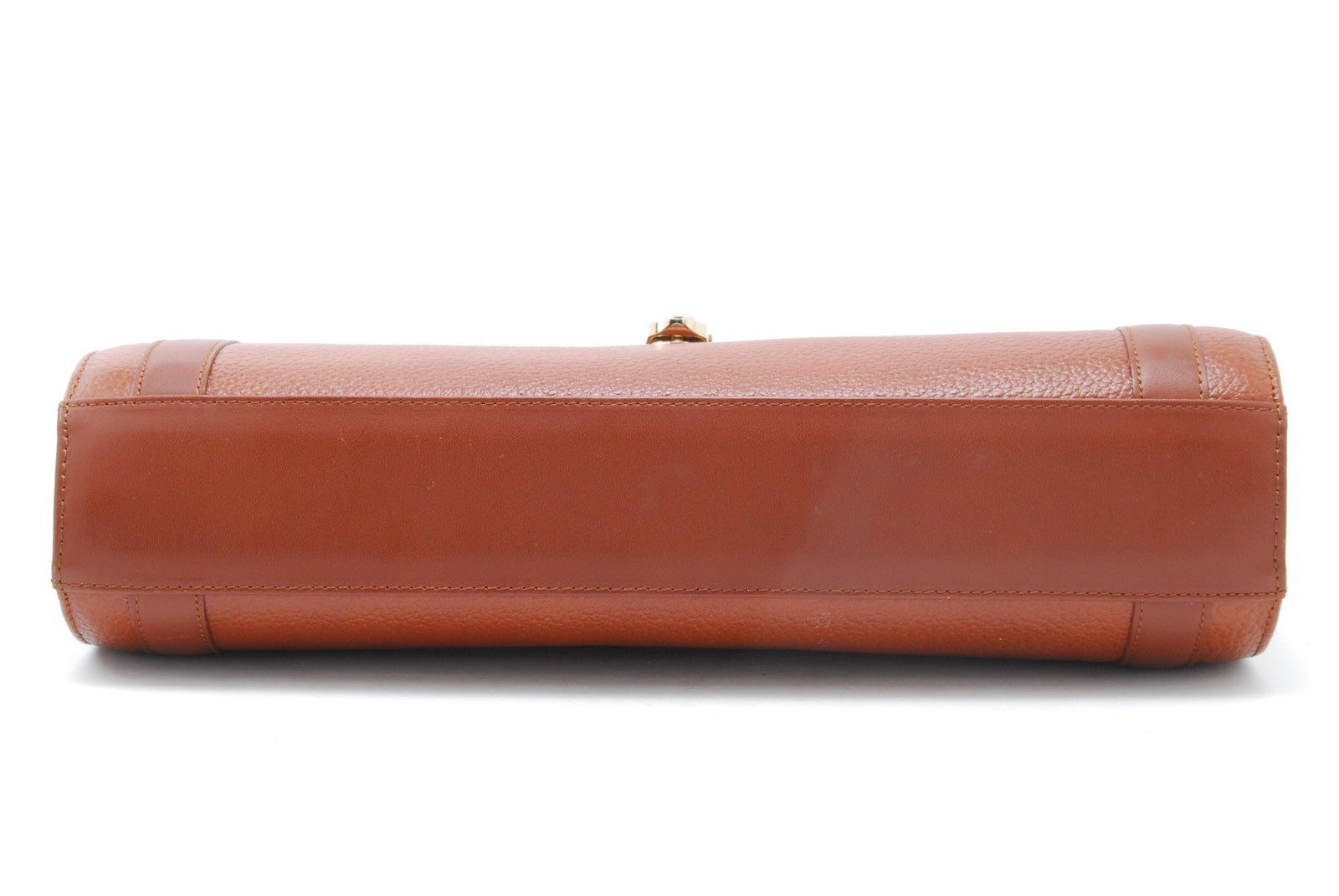 Burberry Vintage Top Handle Handbag - Brown, Leather