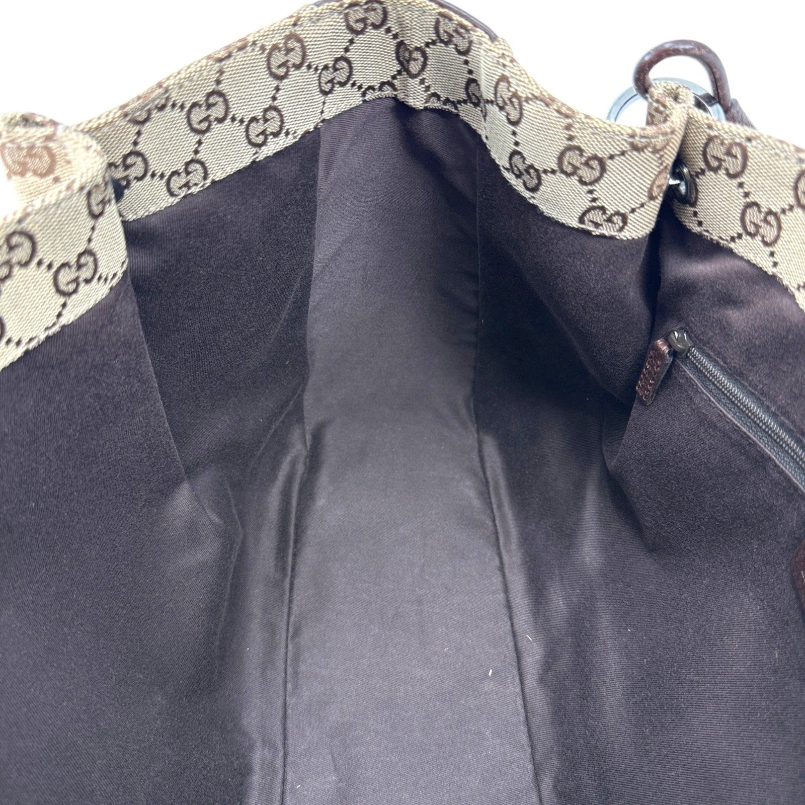 Gucci Abbey Tote Bag - Beige, Canvas and Leather