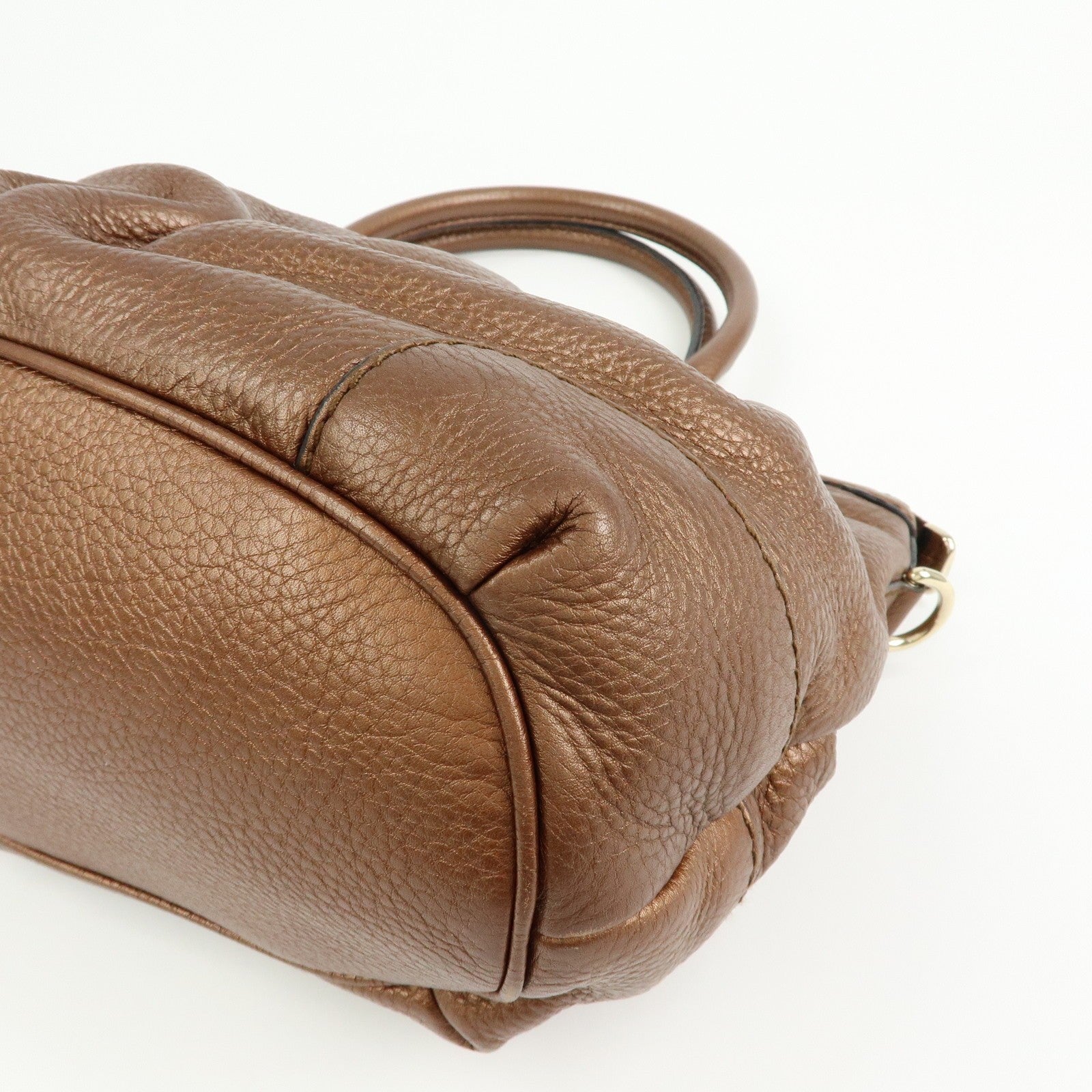 GUCCI Sukey Interlocking G Leather 2Way Bag Shoulder Bag