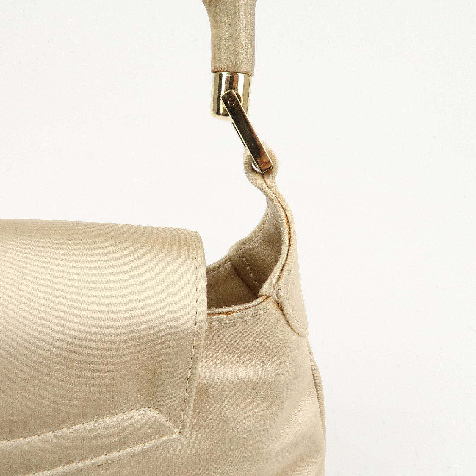 Gucci Mini Handbag - Beige, Satin