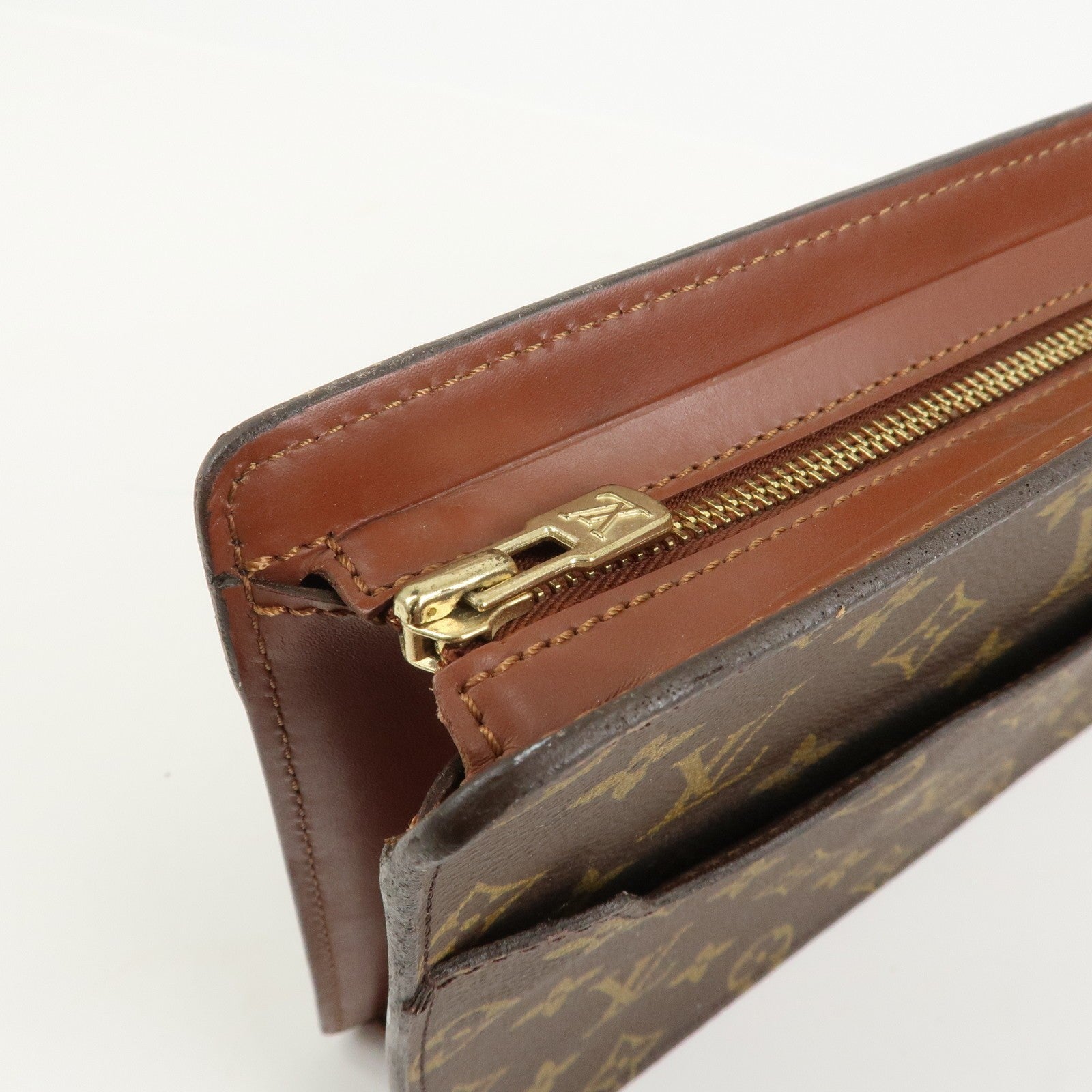 Louis Vuitton Monogram Pochette Homme Clutch Bag - Brown, Monogram Canvas, Leather