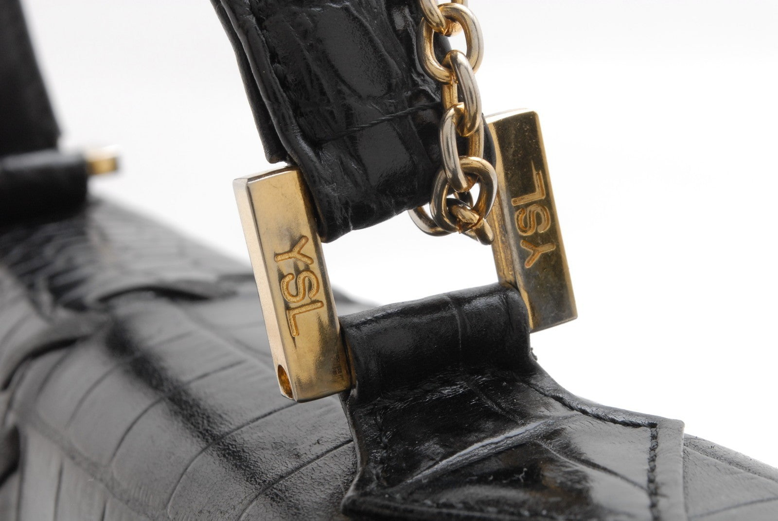 Saint Laurent Vintage Handbag - Black, Leather