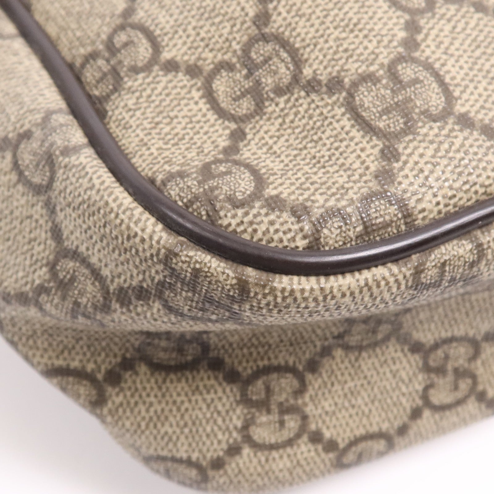 Gucci GG GHW Shoulder Bag - Brown, Coated Canvas