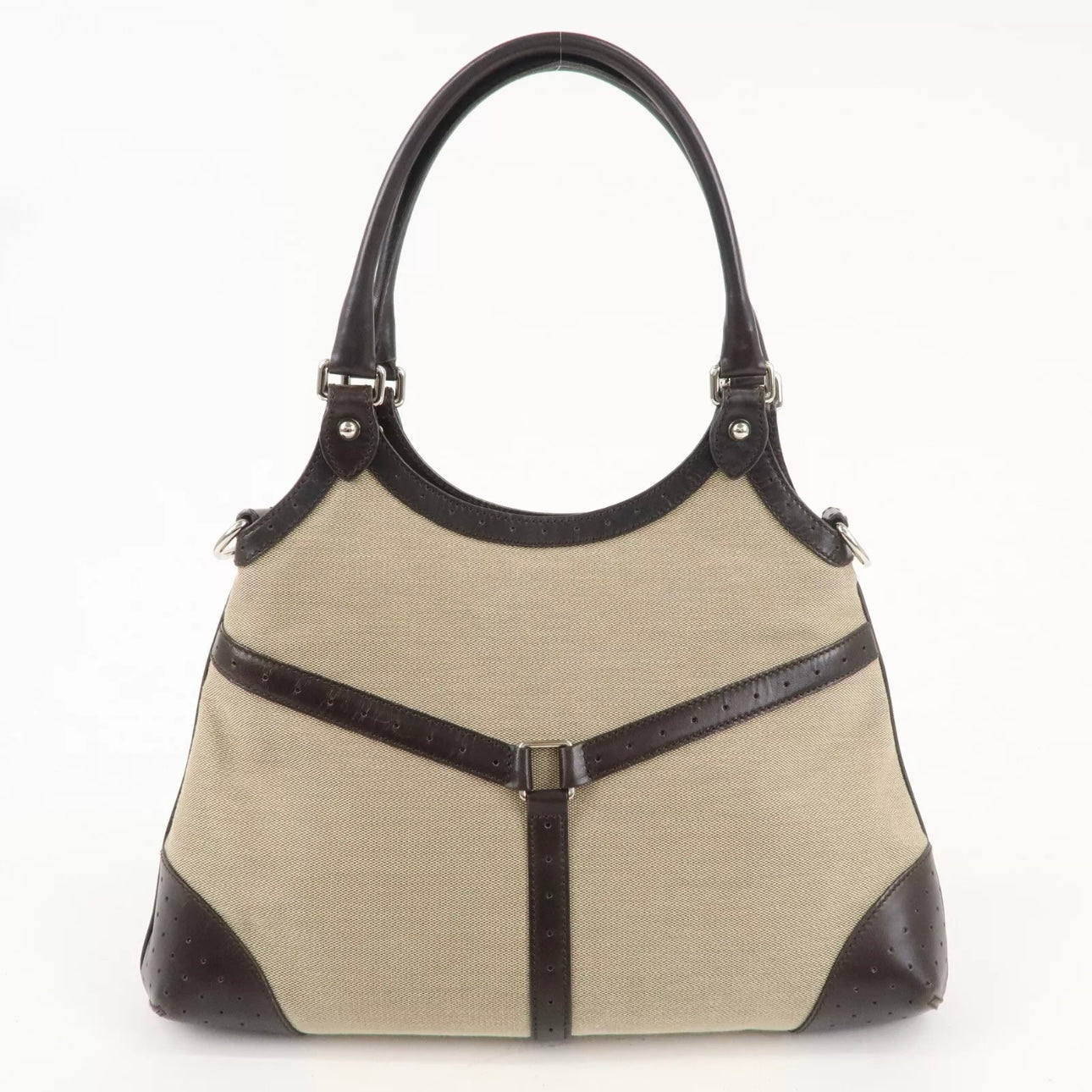 Sherry Interlocking G Canvas Leather