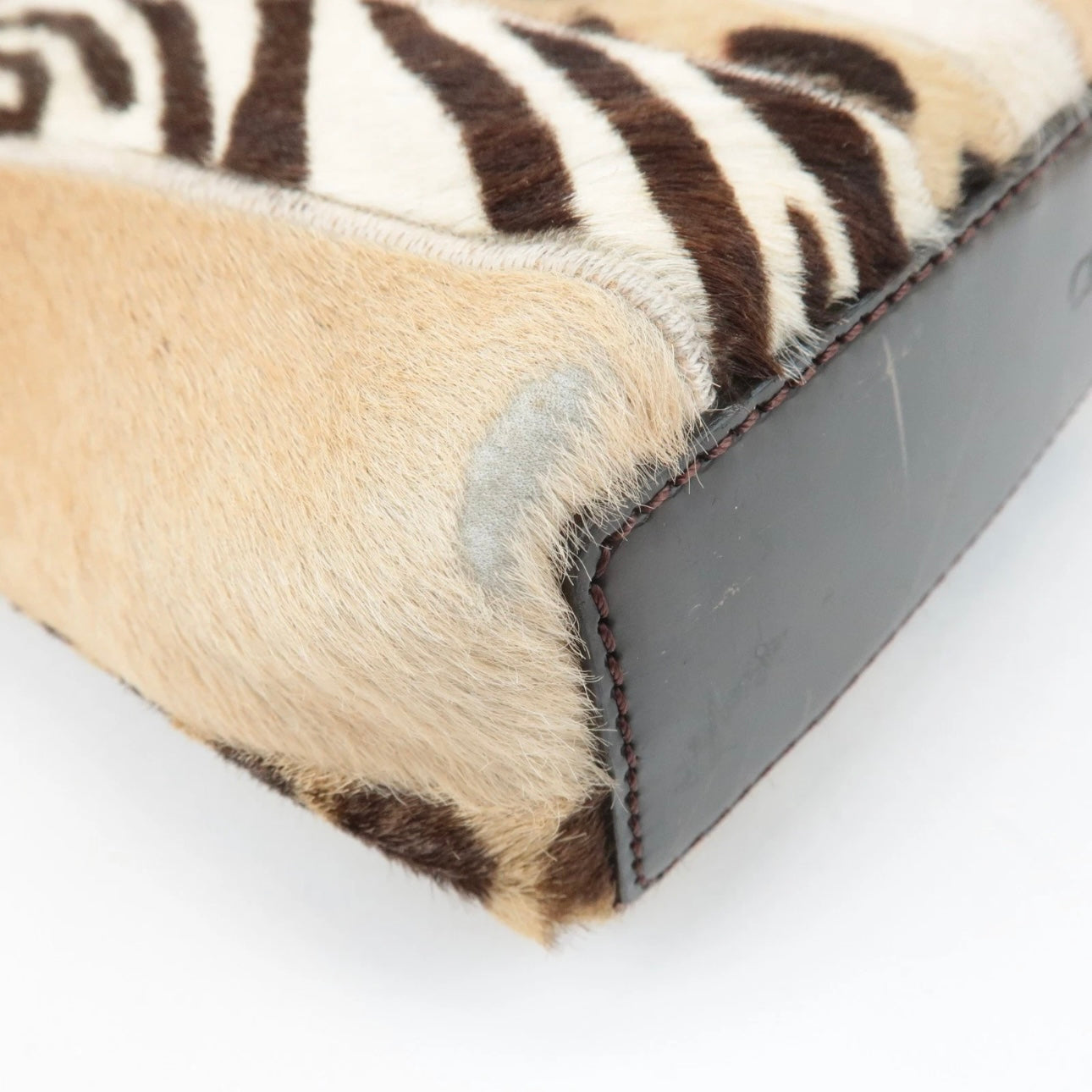 Christian Dior Hand Bag - Beige, Brown, Unborn Calf