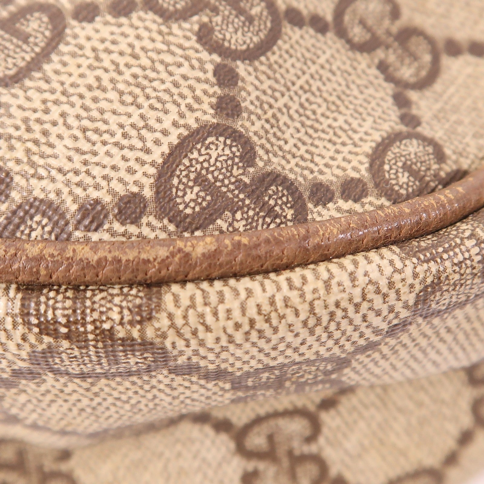 Gucci GG GHW Shoulder Bag - Brown, Coated Canvas