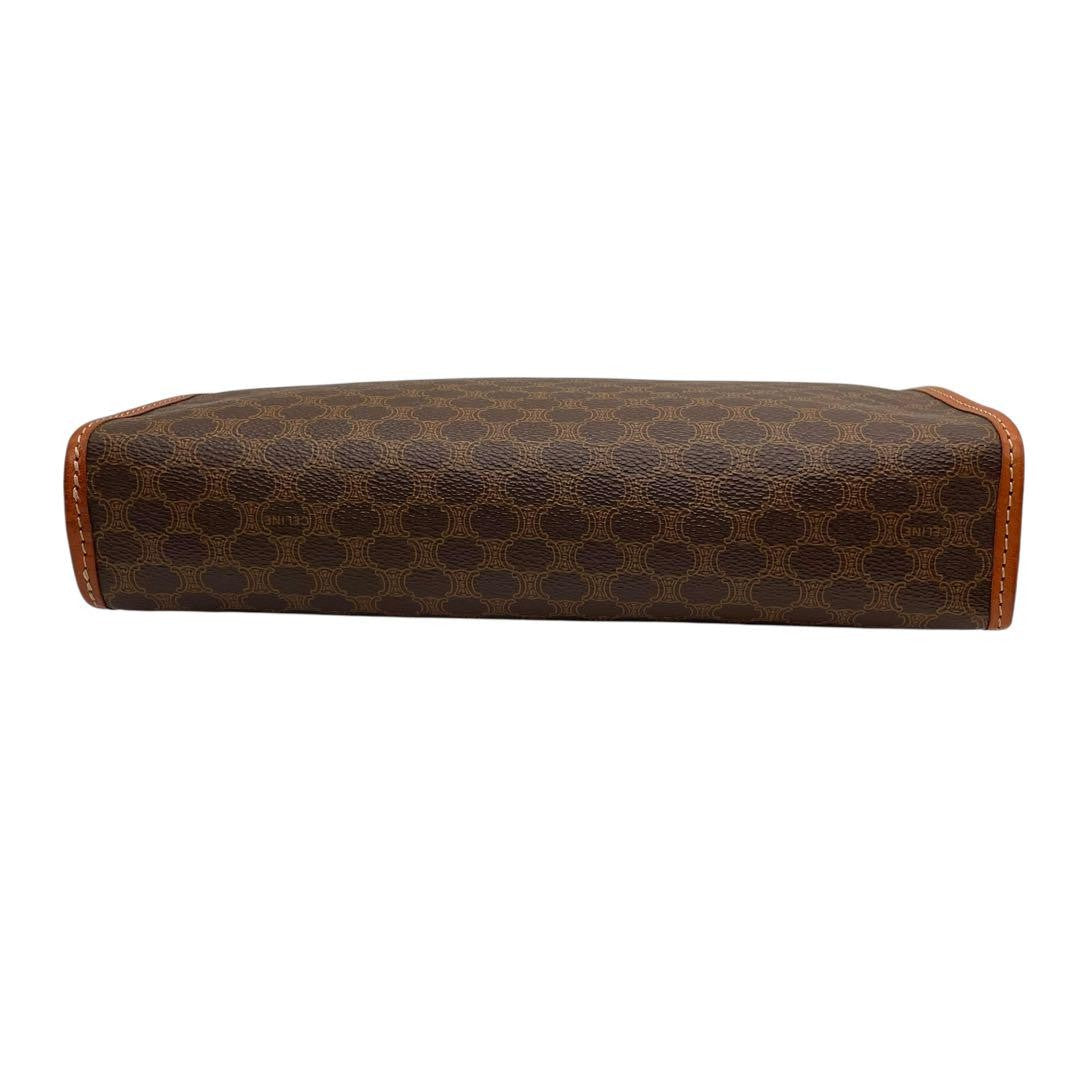 Celine s67 Magadam Clutch Bag - Brown, PVC Leather