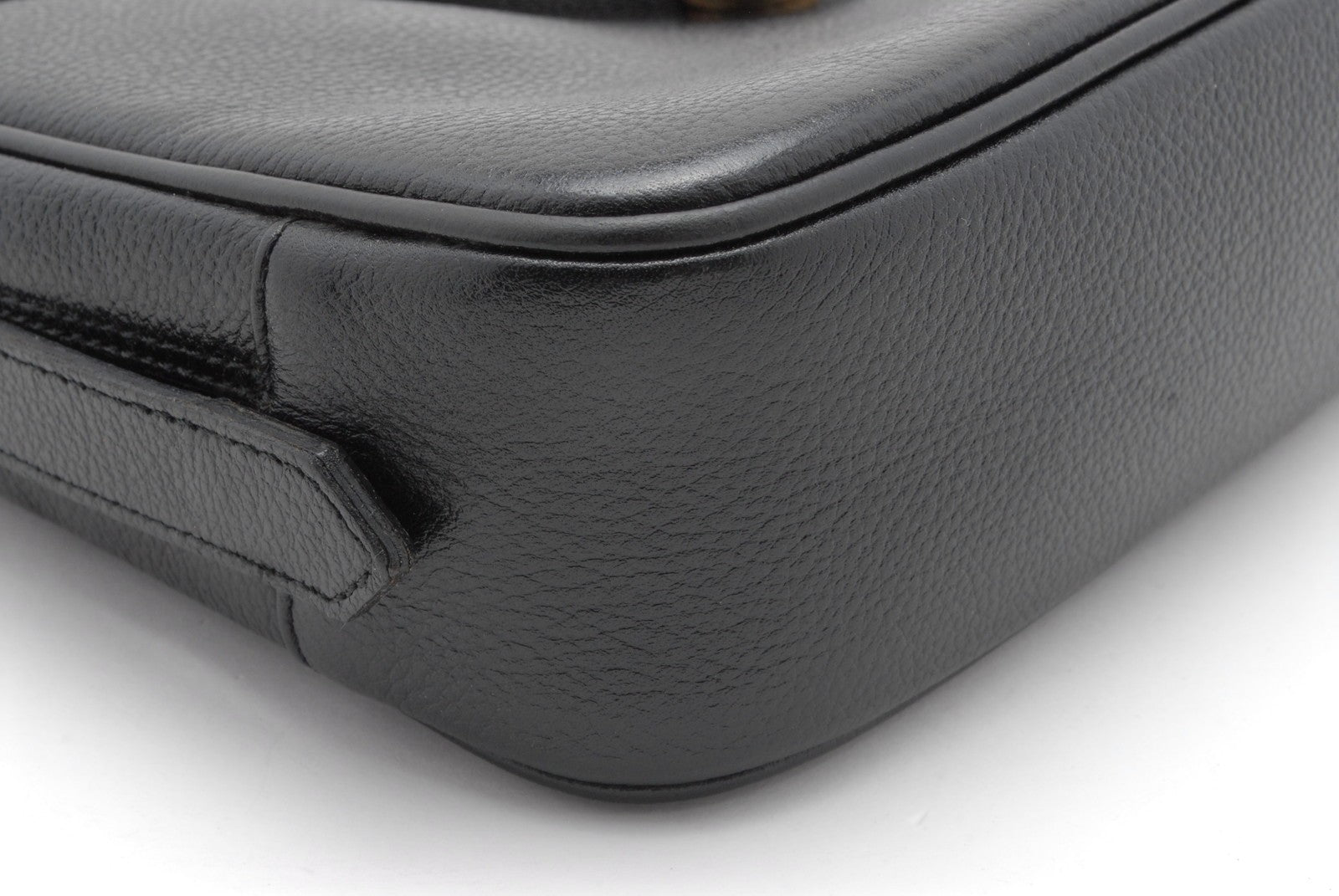 Saint Laurent Yves Vintage Shoulder Bag - Black, Leather