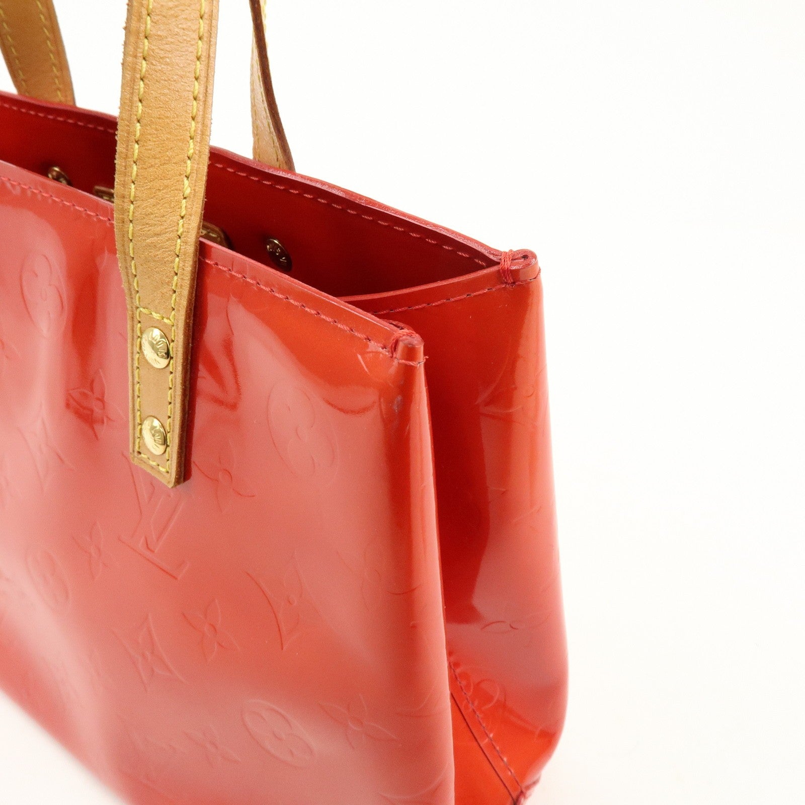 Louis Vuitton Monogram Vernis Lead PM Hand Bag - Rouge, Vernis Leather