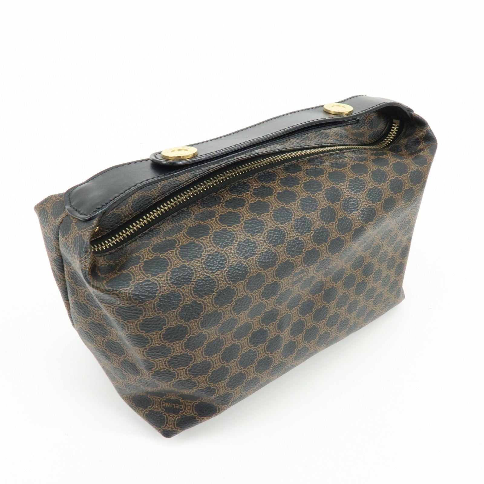 Celine Hand Bag - Black, Brown, PVC, Leather