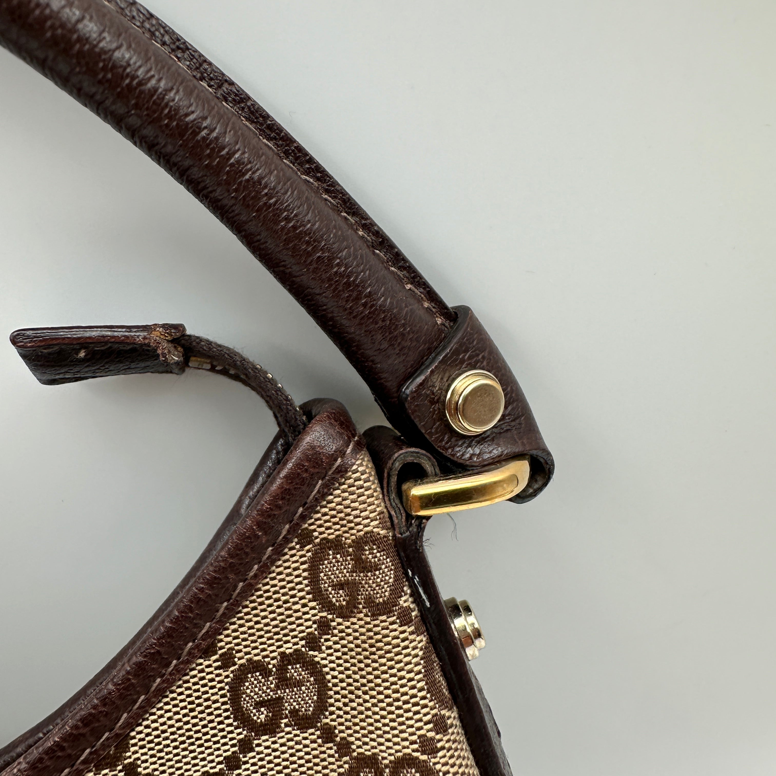 GG Monogram Abbey D-Ring Hobo Small Shoulder Bag