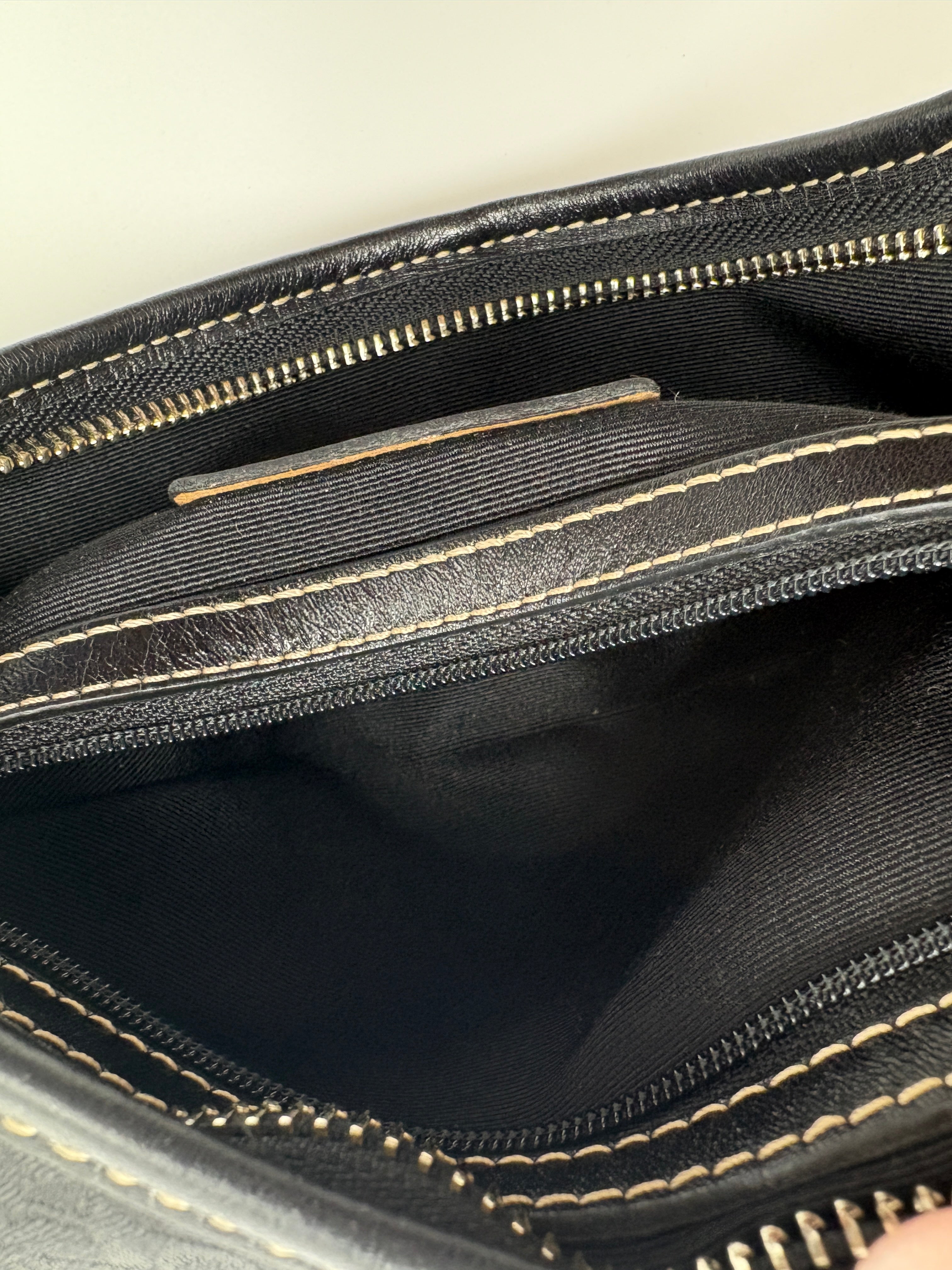 Coach signature shoulder bag