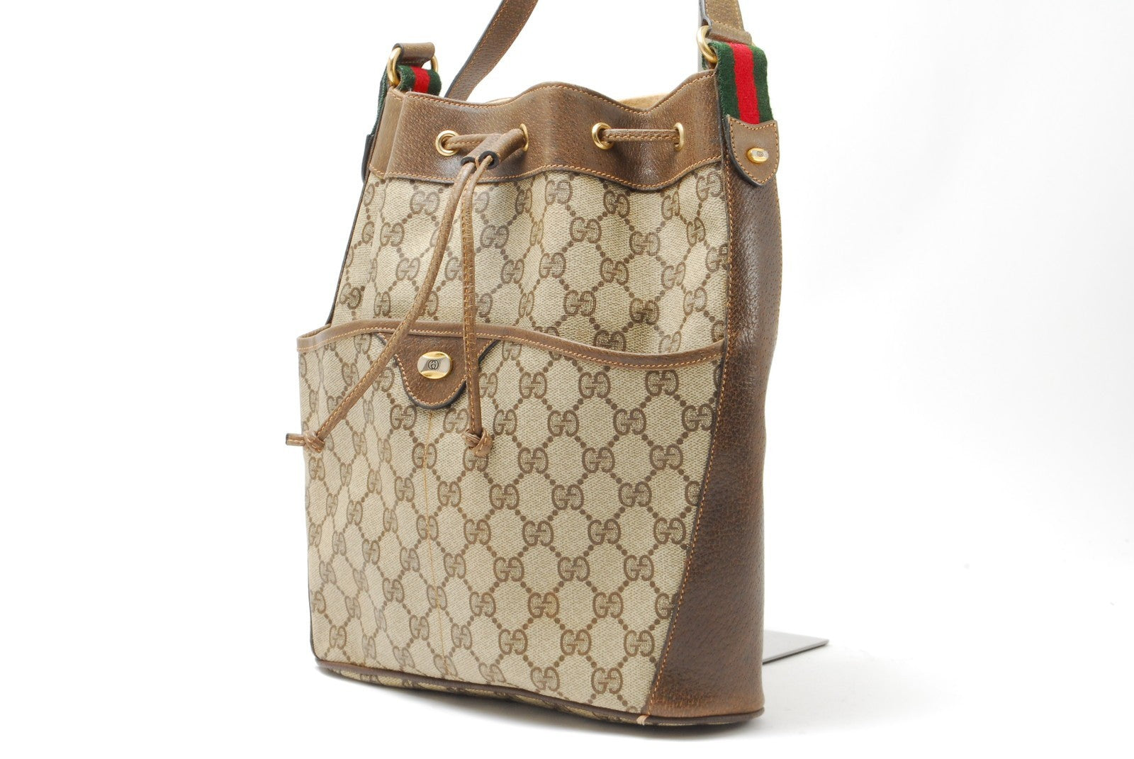 Gucci Sherry Line Shoulder Bag - Brown, Leather