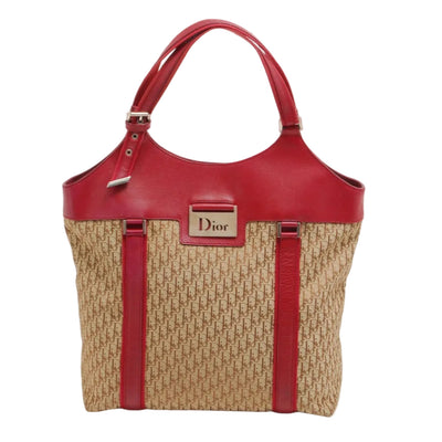 Dior Christian Trotter Tote Bag - Red, Leather