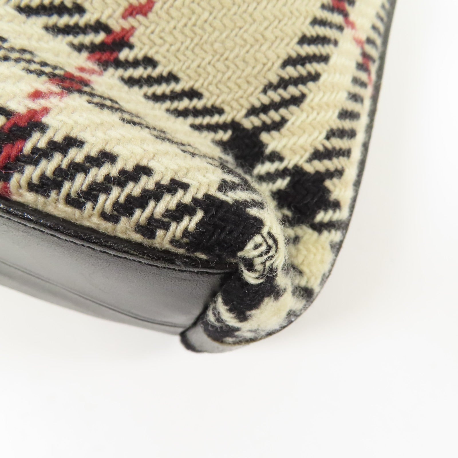 Burberry SHW Shoulder Bag - Beige, Wool