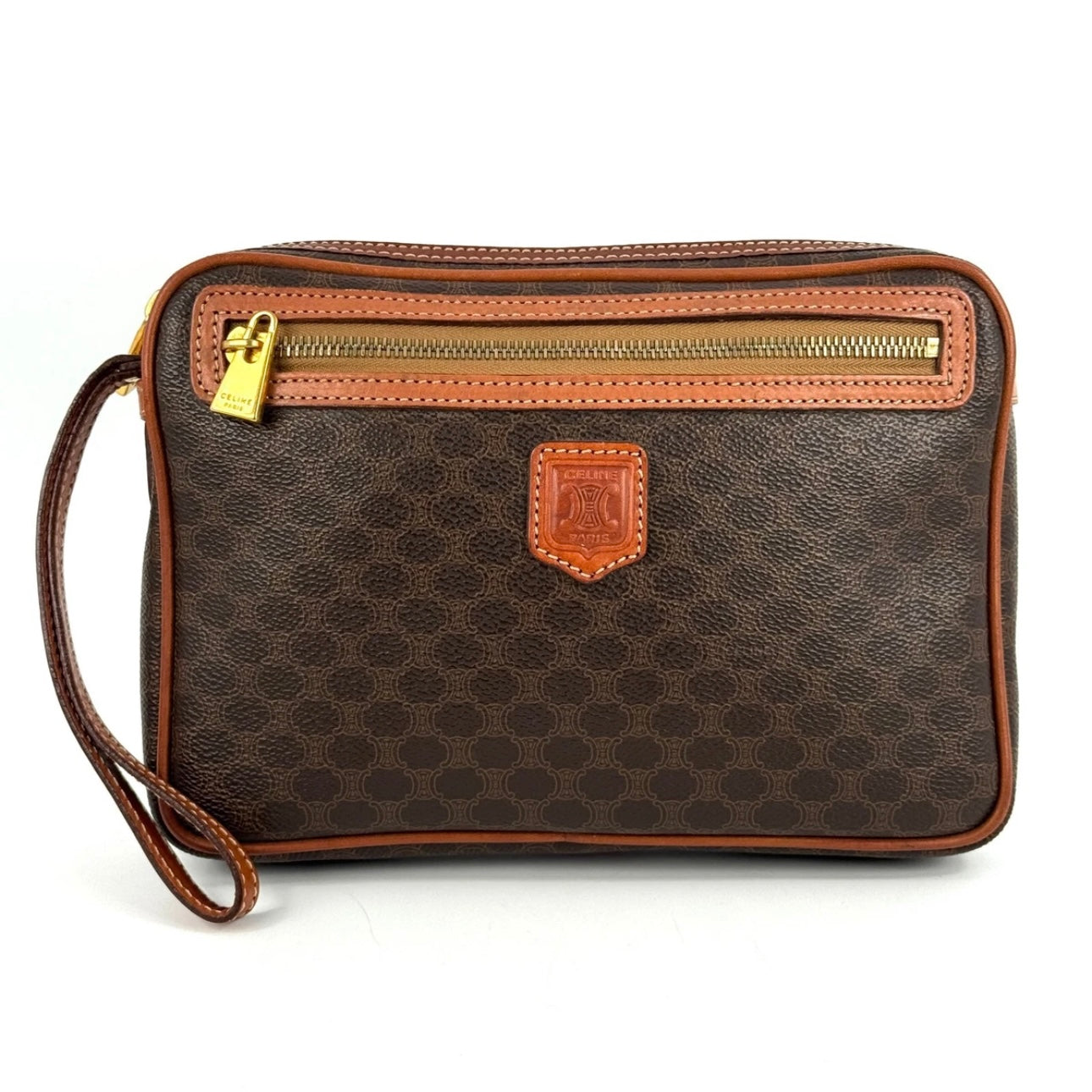 CELINE Macadam Clutch Bag