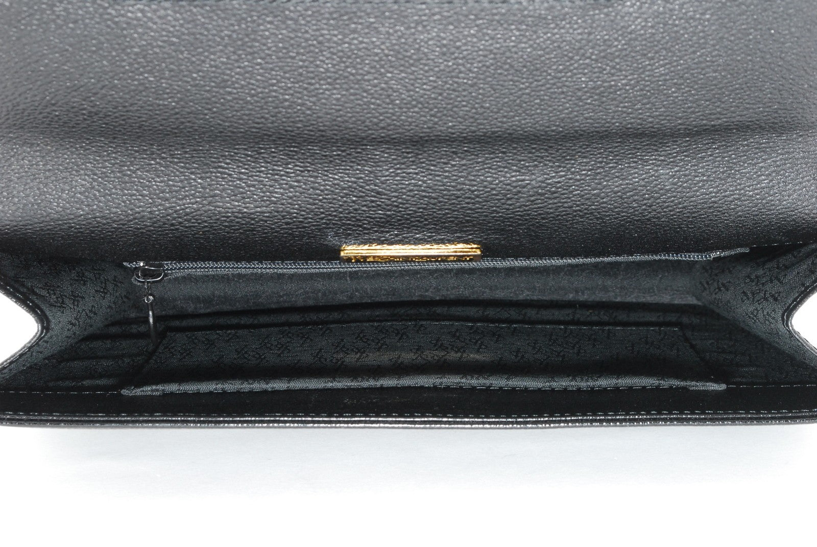 Saint Laurent Yves Clutch Bag - Black, Leather