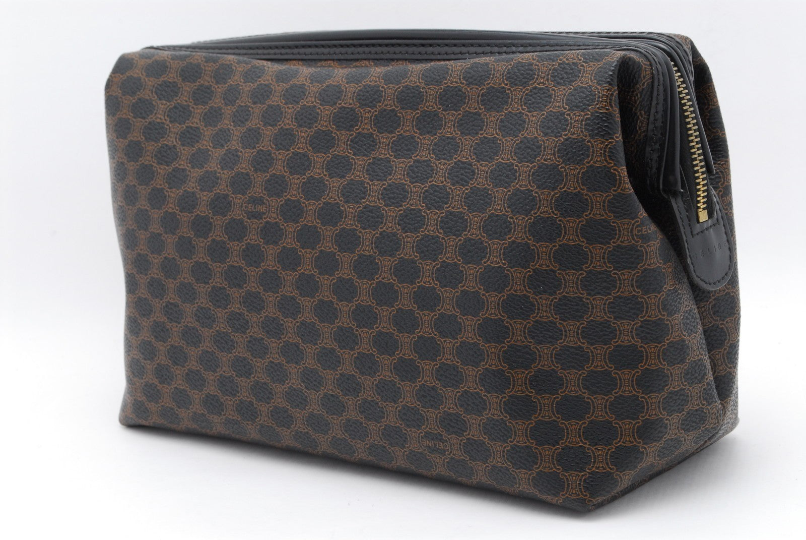 Celine Macadam Clutch Bag - Black, PVC Leather