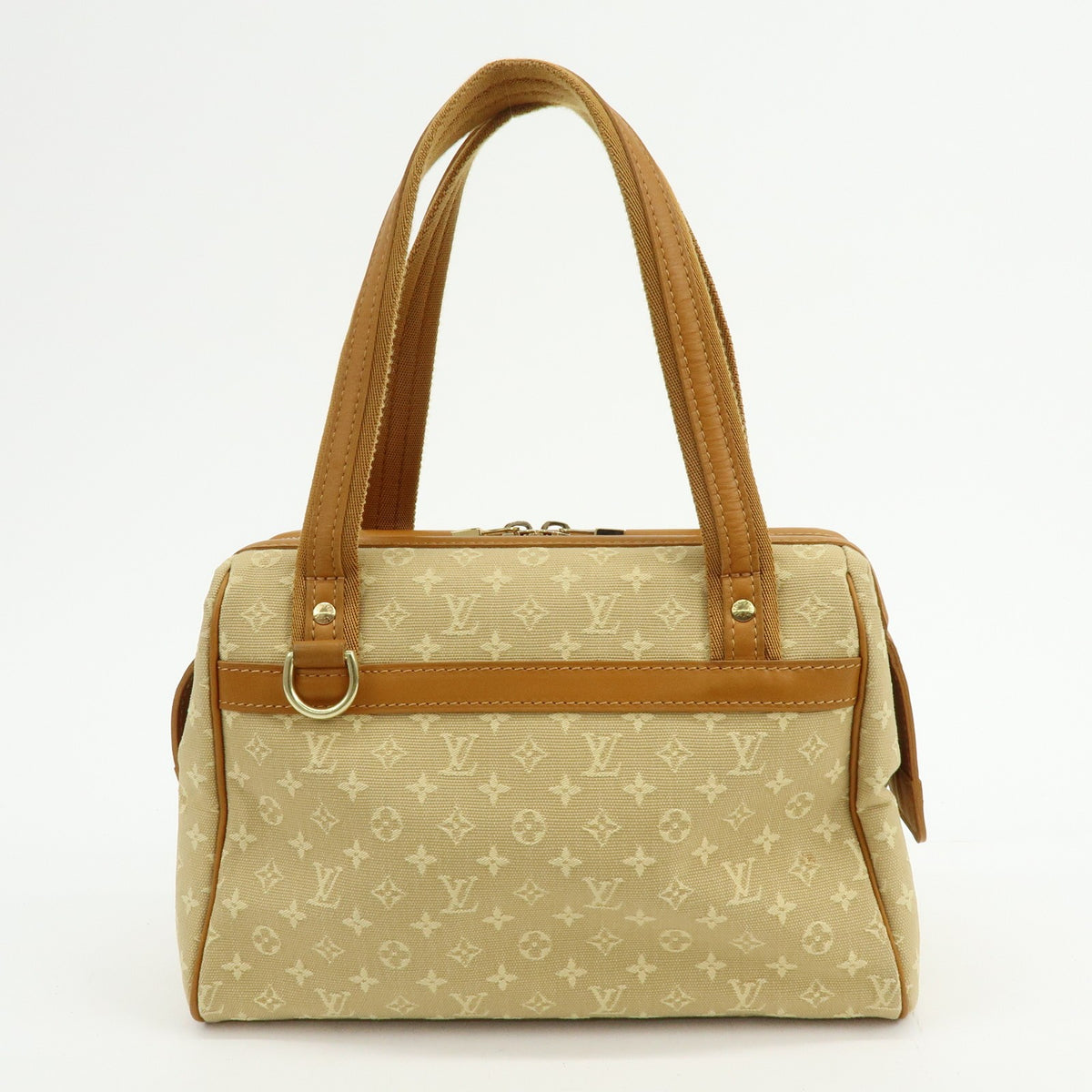 Louis Vuitton Hand Bag - Beige, Monogram Mini Canvas, Leather