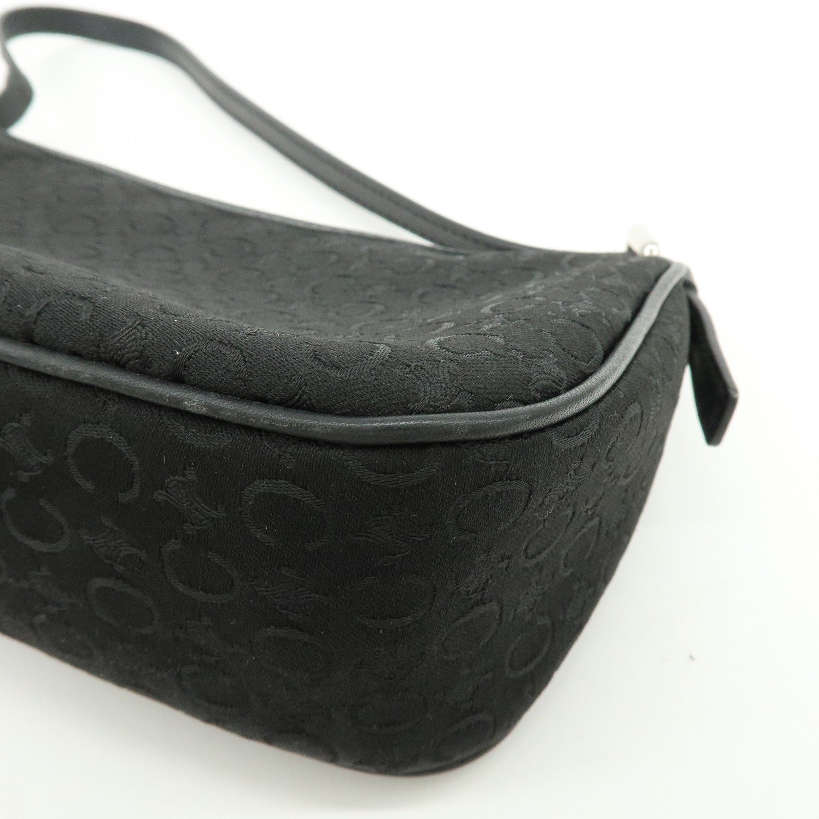 Celine C Macadam Shoulder Bag - Black, Leather