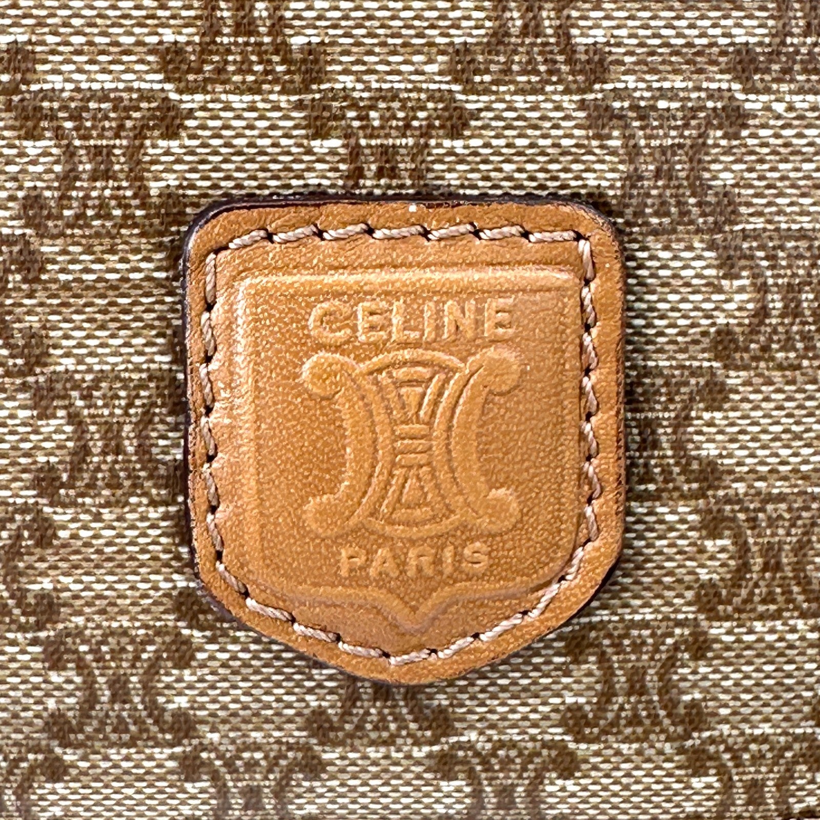 Celine Macadam Clutch Bag - Beige, PVC