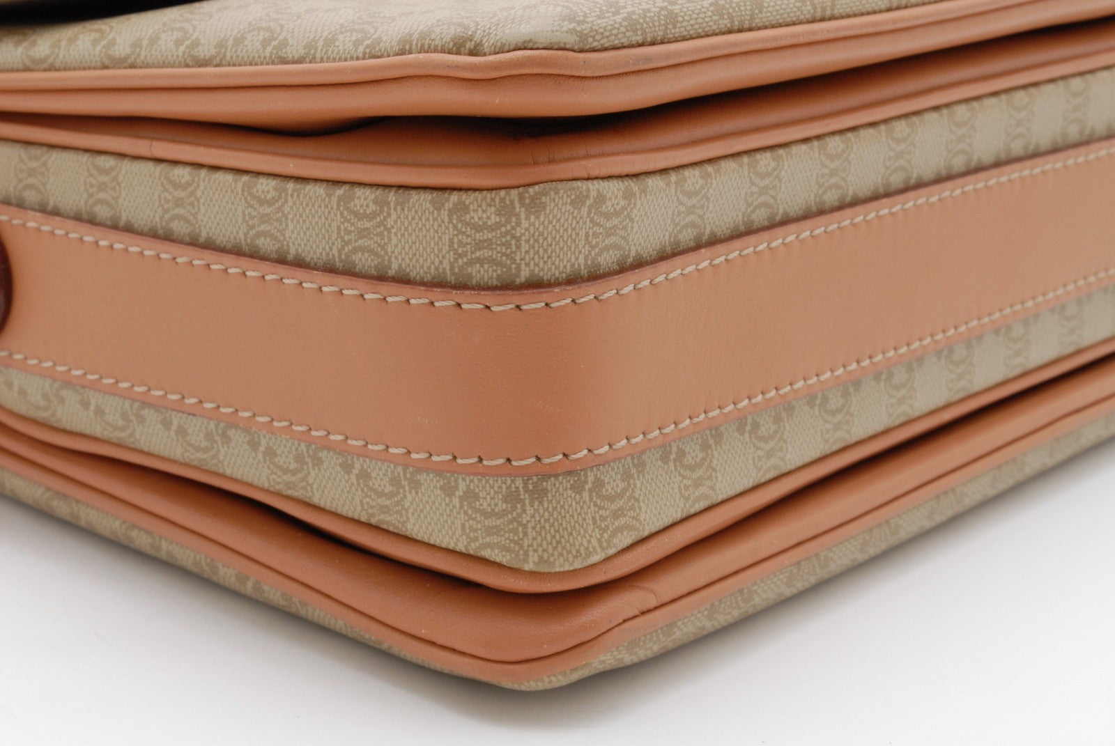 Celine Macadam Shoulder Bag - Beige, PVC Leather