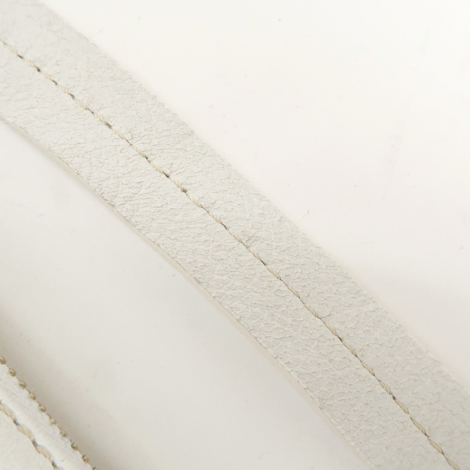 Celine Macadam Shoulder Bag - White, Leather