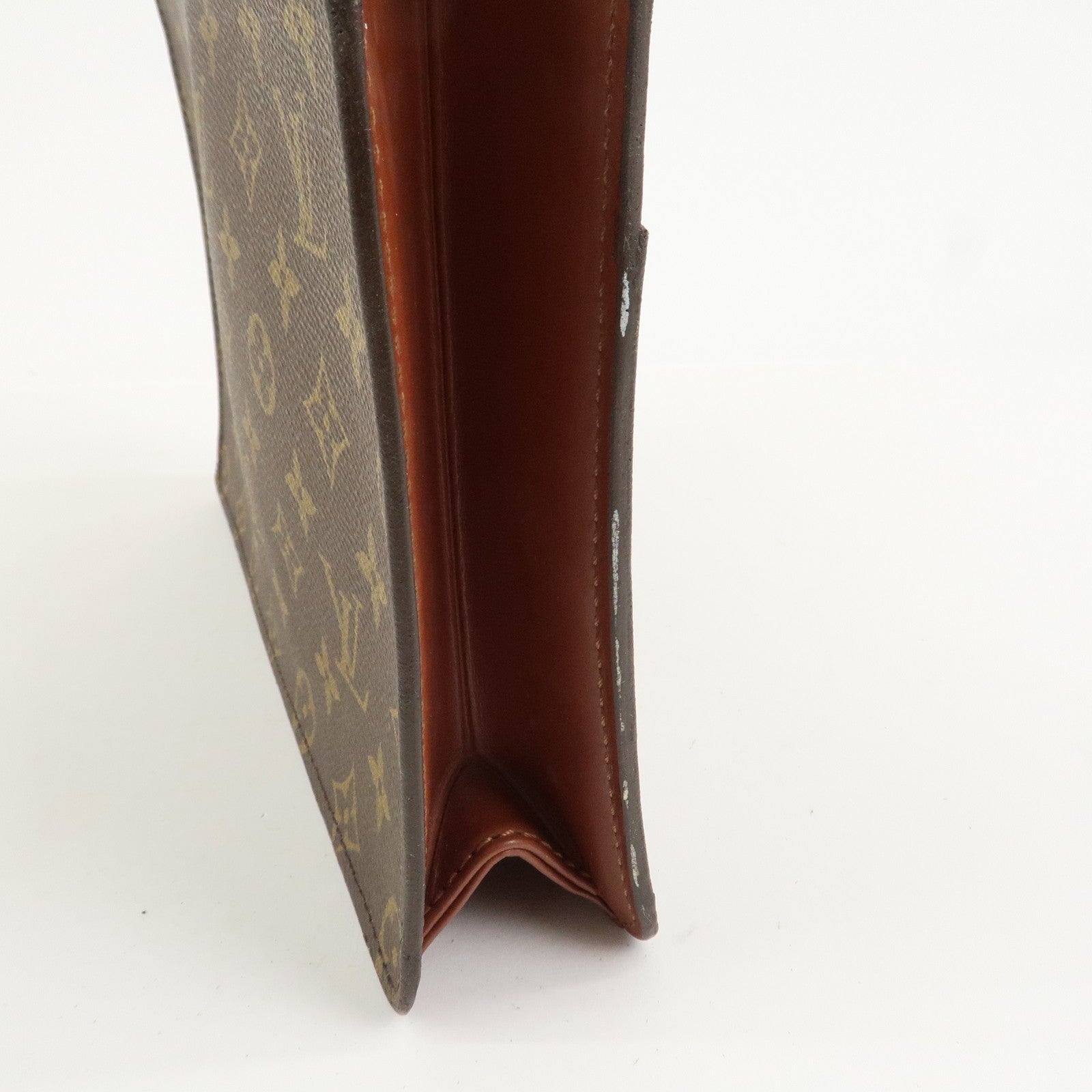 Louis Vuitton Monogram Pochette Homme Clutch Bag - Brown, Monogram Canvas, Leather