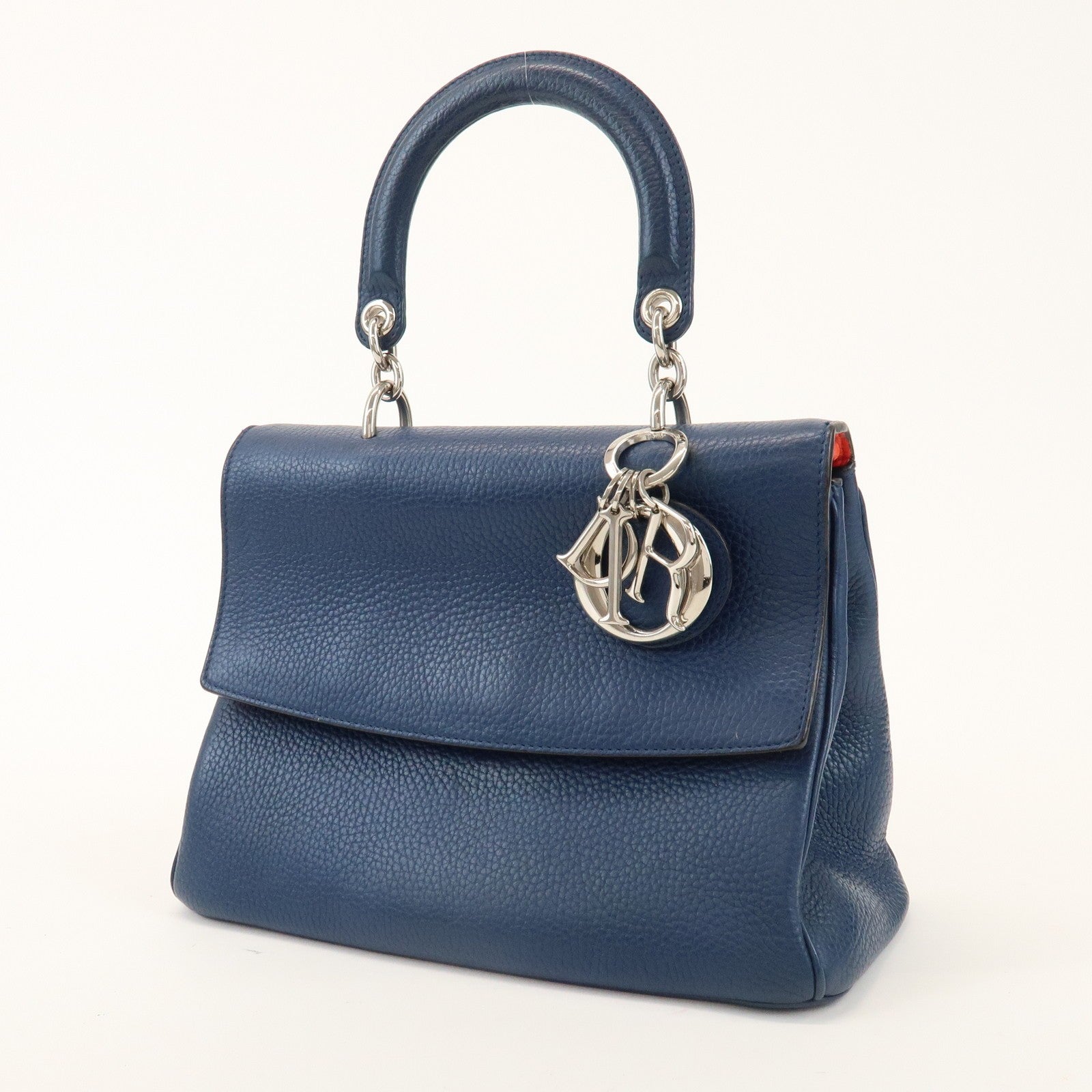 Christian Dior 2Way Hand Bag - Blue, Leather
