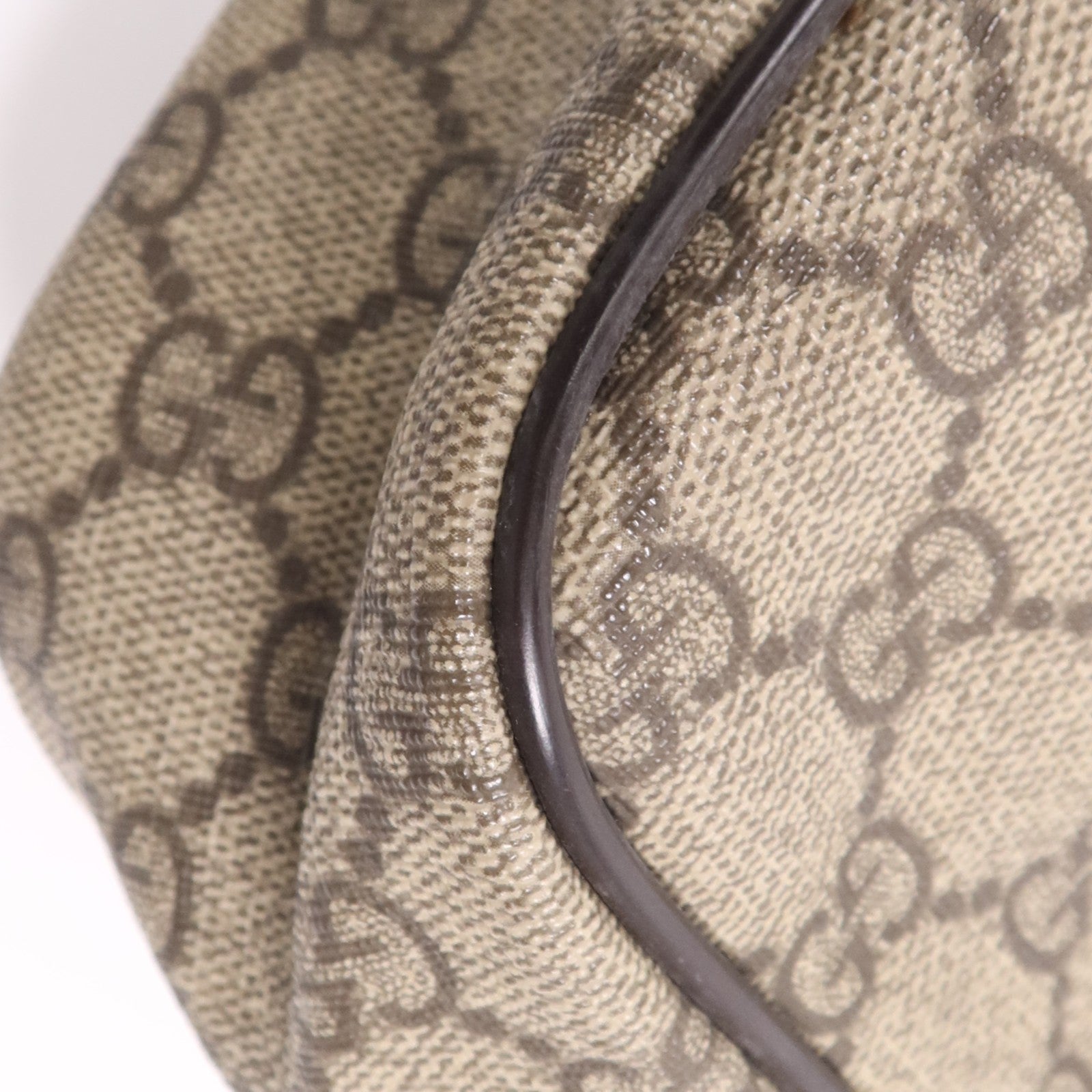 Gucci GG GHW Shoulder Bag - Brown, Coated Canvas