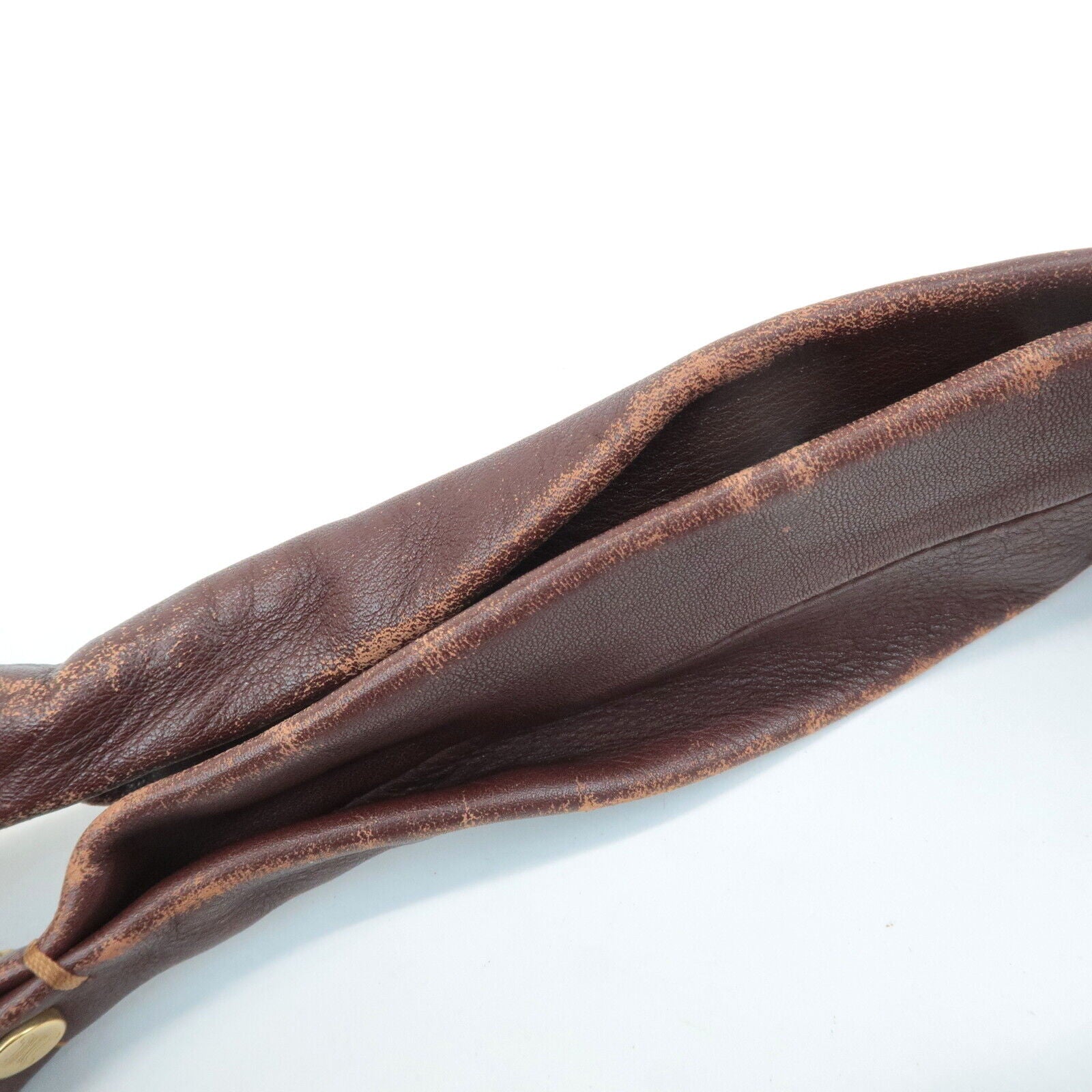 Celine Macadam Denim Leather Bitter Sweet Shoulder Bag - Blue/Brown, Denim/Leather