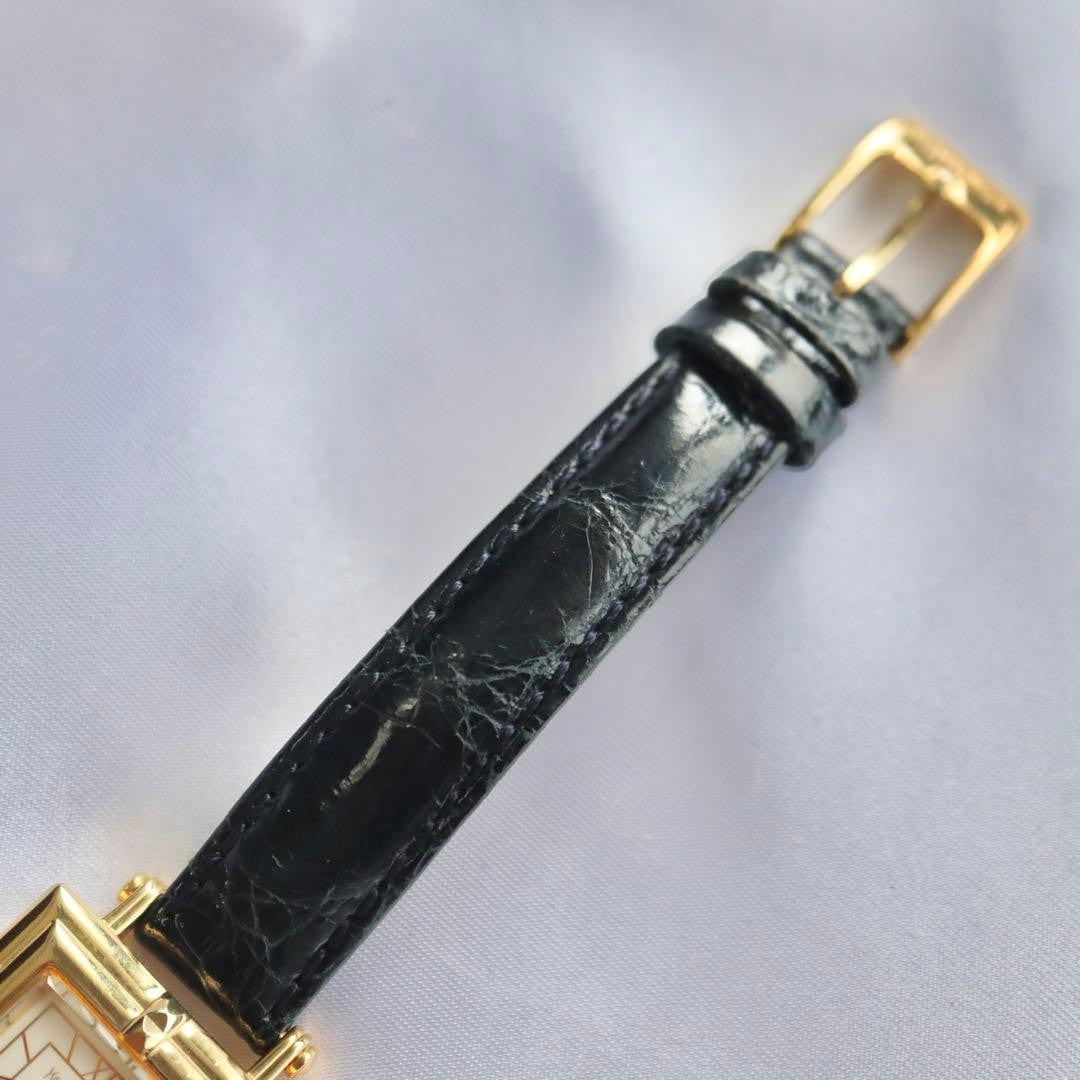 Yves Saint Laurent Roman Square Watch 1558 - Black, Stainless Steel