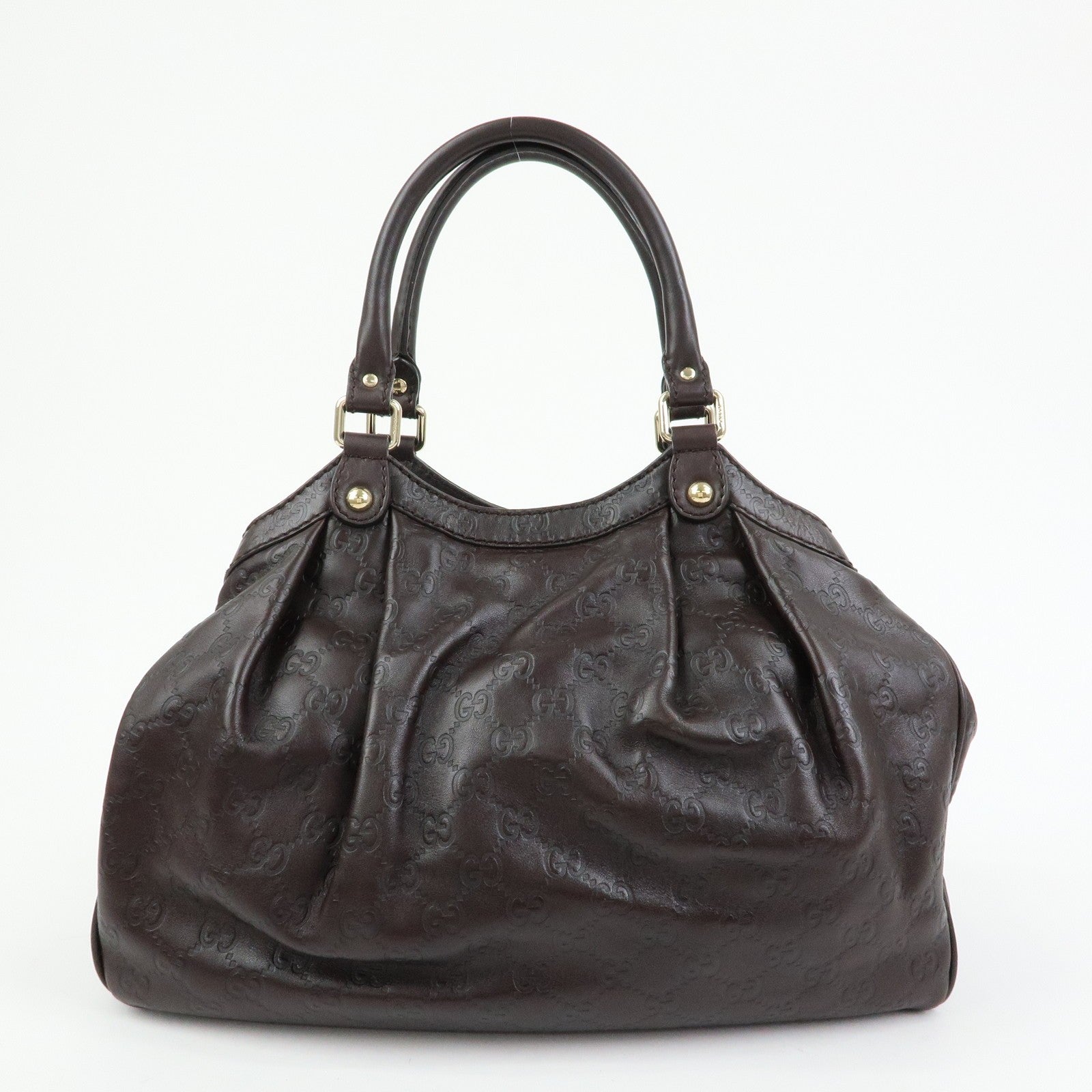 Gucci Sukey Tote Bag - Dark Brown, Guccissima Leather