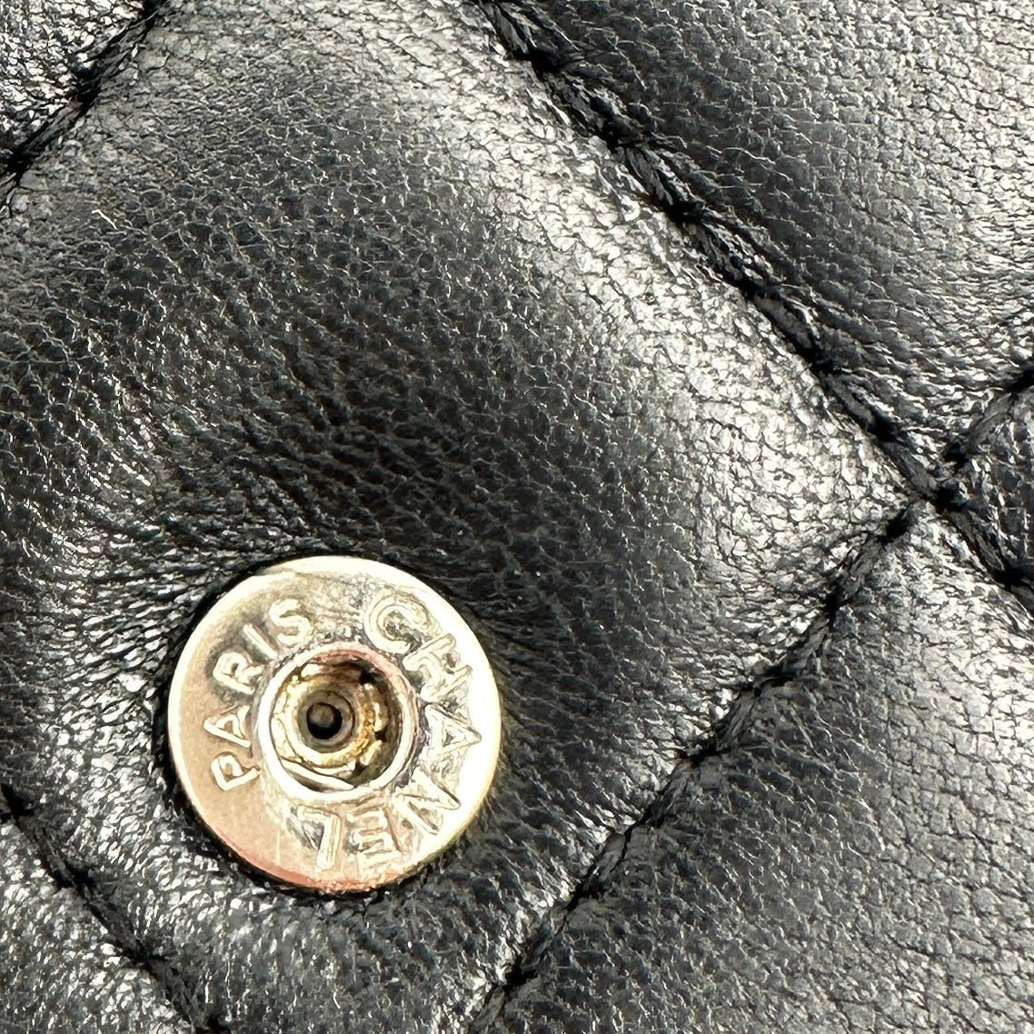 Matelasse Coco Mark Flap Long Wallet Lambskin