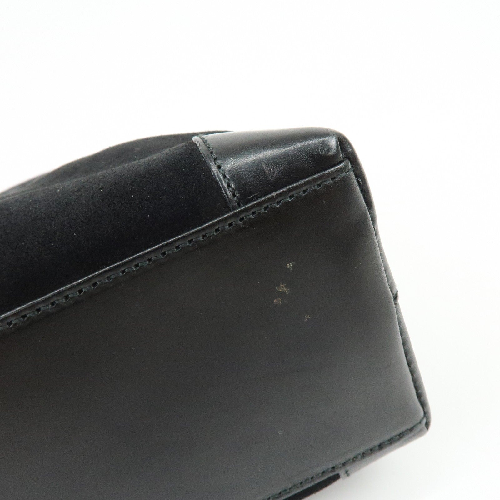 Gucci Shoulder Bag - Black, Suede Leather