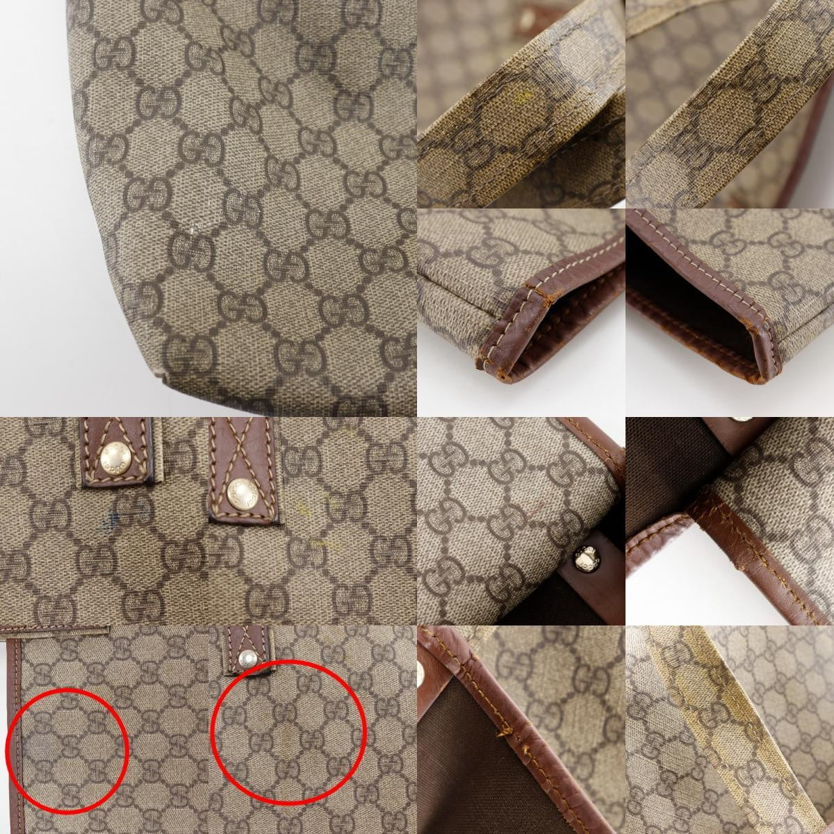 Gucci Sherry Line Tote Bag - Brown, GG Supreme Canvas
